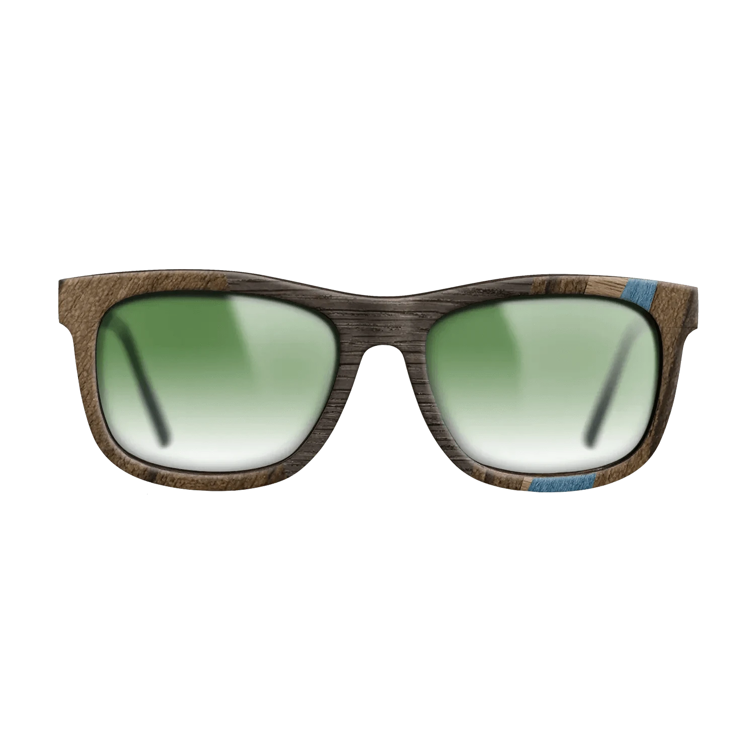 Poplar Dyed: Blue Denim,Walnut: Straight Grain,Ziricote Dark Quartered,Bocote,Fumed Oak: Angle Cut - The Hero - Square - 1060 - SIRIS wood optic