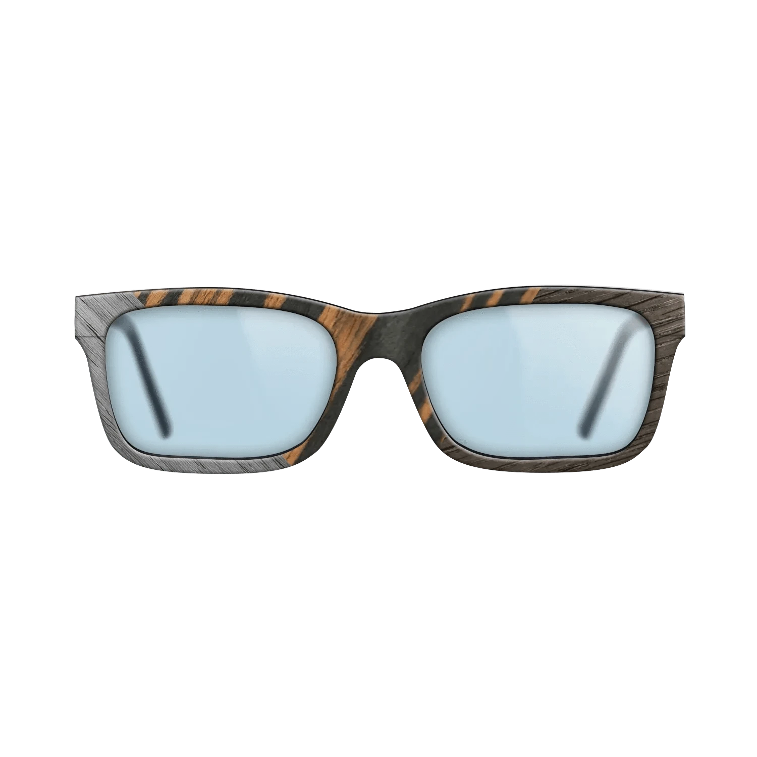 Koa,Fumed Oak,Purpleheart: Angle Cut - The Sage - Rectangle - 1384 - SIRIS wood optic