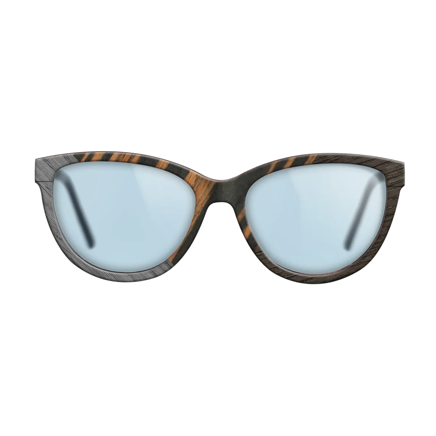 Koa,Fumed Oak,Purpleheart: Angle Cut - The Maiden - Cat - 1384 - SIRIS wood optic