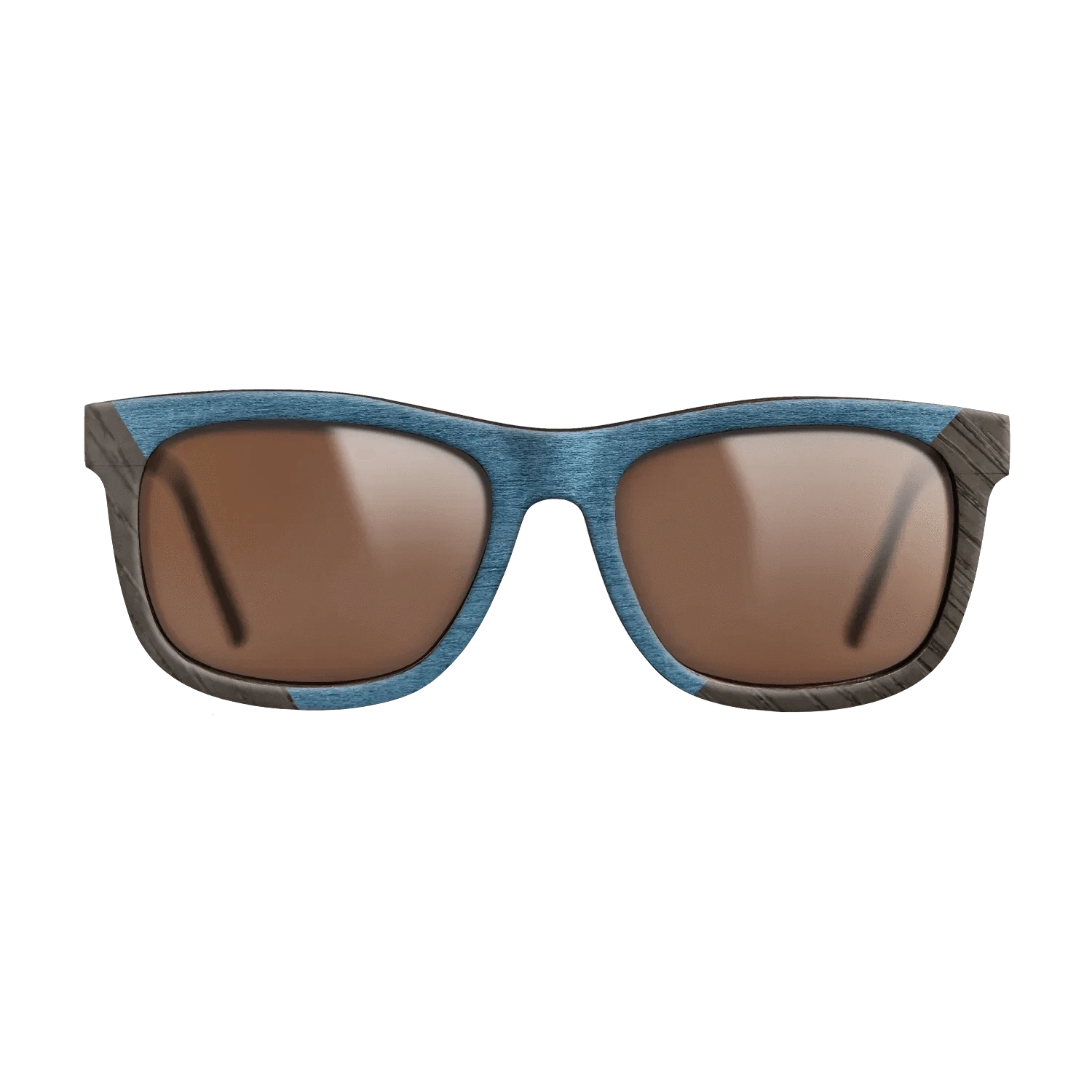 Koa,Fumed Oak,Poplar Dyed: Blue Denim: Angle Cut - The Hero - Square - 1022 - SIRIS wood optic