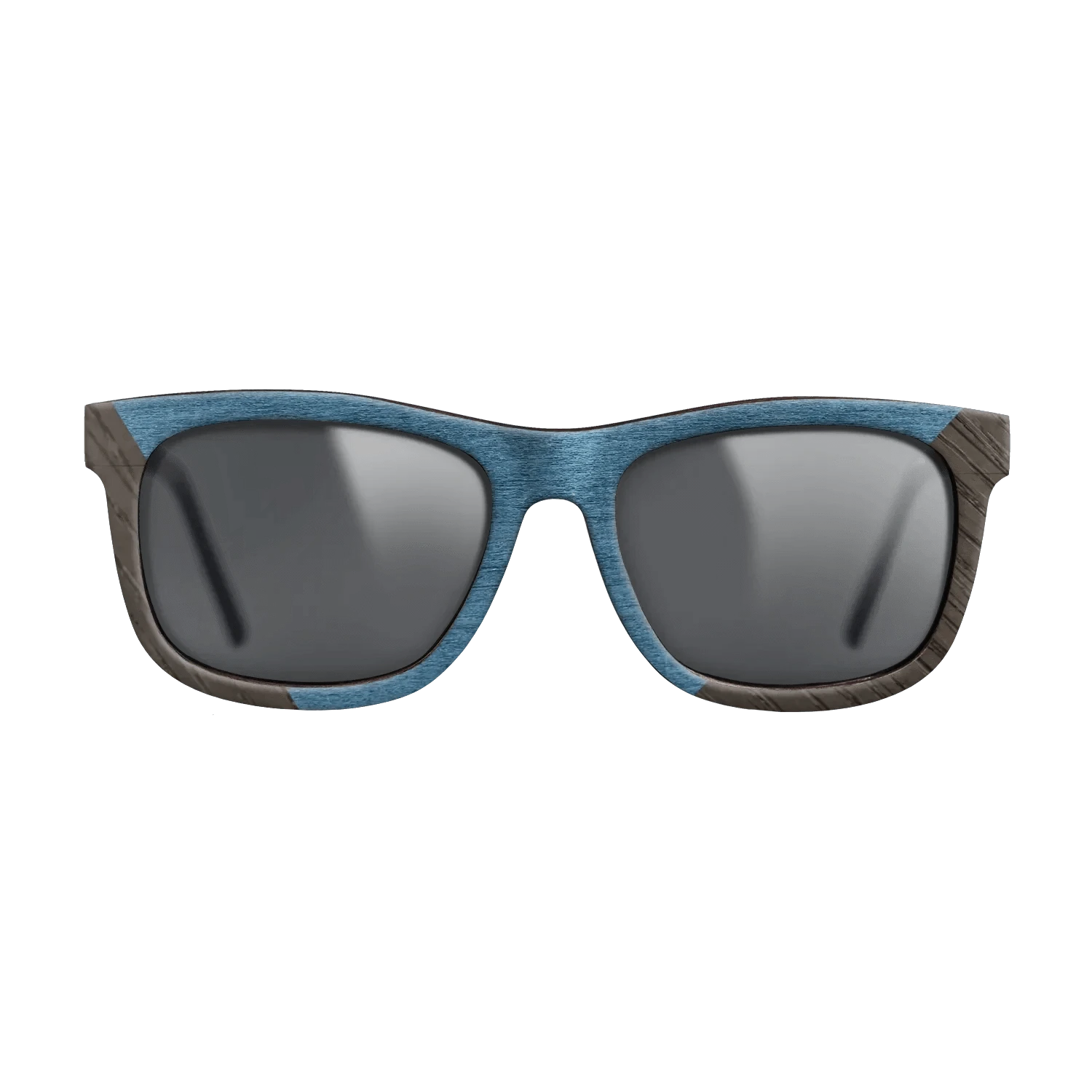 Koa,Fumed Oak,Poplar Dyed: Blue Denim: Angle Cut - The Hero - Square - 1022 - SIRIS wood optic