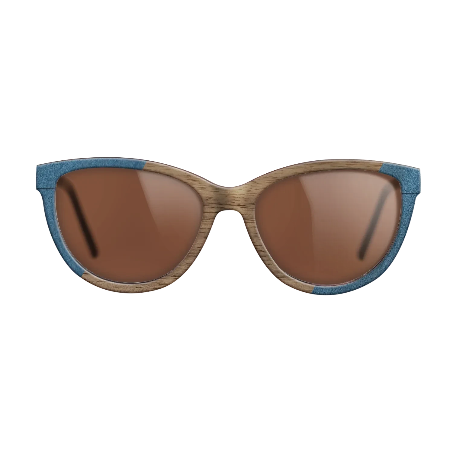 Poplar Dyed: Blue Denim,Walnut: Straight Grain,Fumed Oak: Angle Cut - The Maiden - Cat - 821 - SIRIS wood optic
