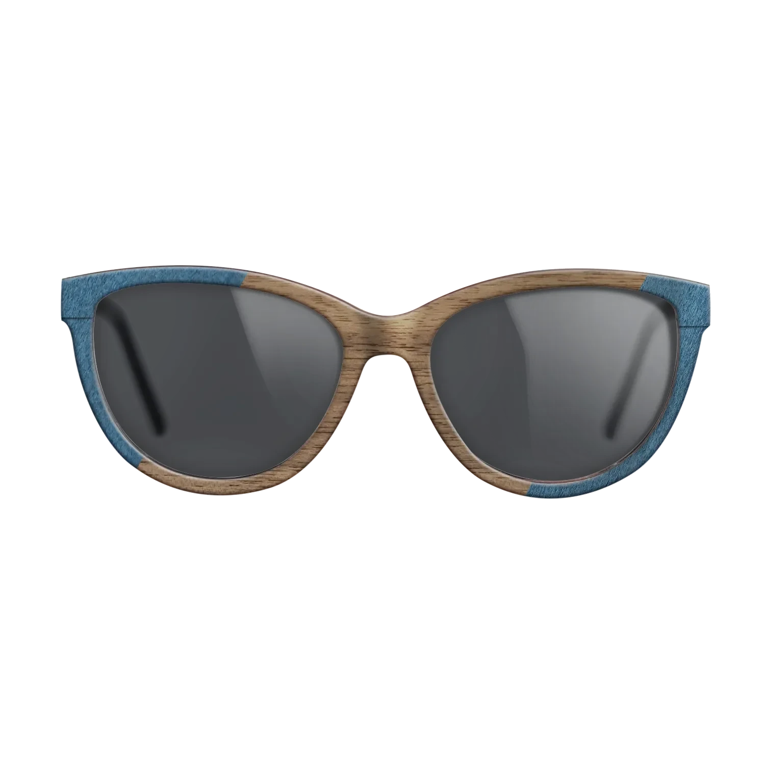 Poplar Dyed: Blue Denim,Walnut: Straight Grain,Fumed Oak: Angle Cut - The Maiden - Cat - 821 - SIRIS wood optic