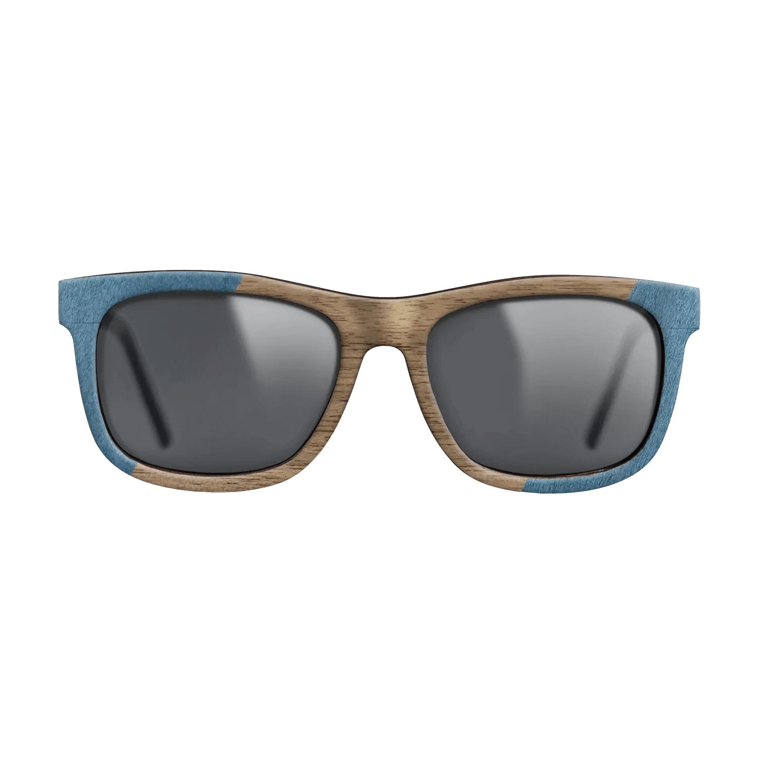 Poplar Dyed: Blue Denim,Walnut: Straight Grain,Fumed Oak: Angle Cut - The Hero - Square - 821 - SIRIS wood optic
