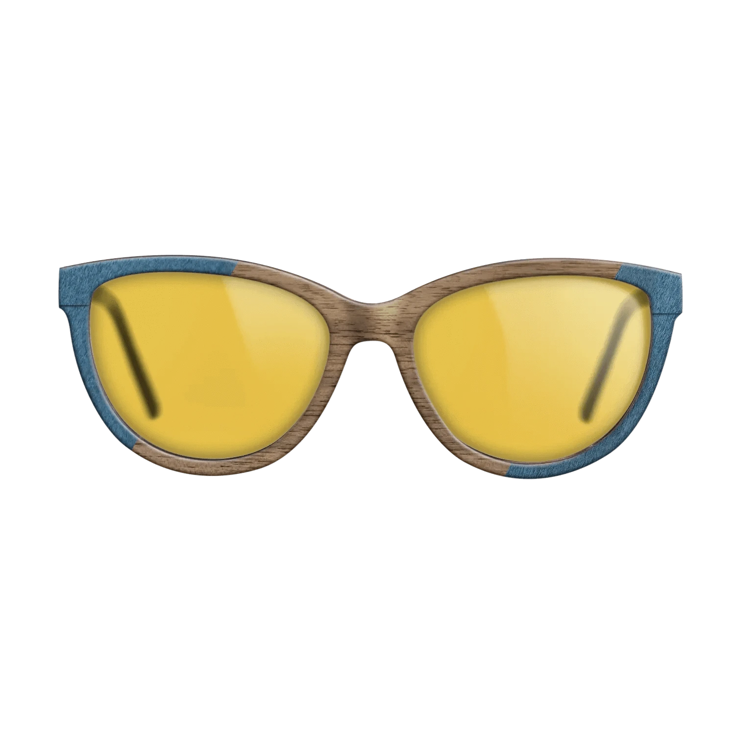 Poplar Dyed: Blue Denim,Walnut: Straight Grain,Fumed Oak: Angle Cut - The Maiden - Cat - 821 - SIRIS wood optic