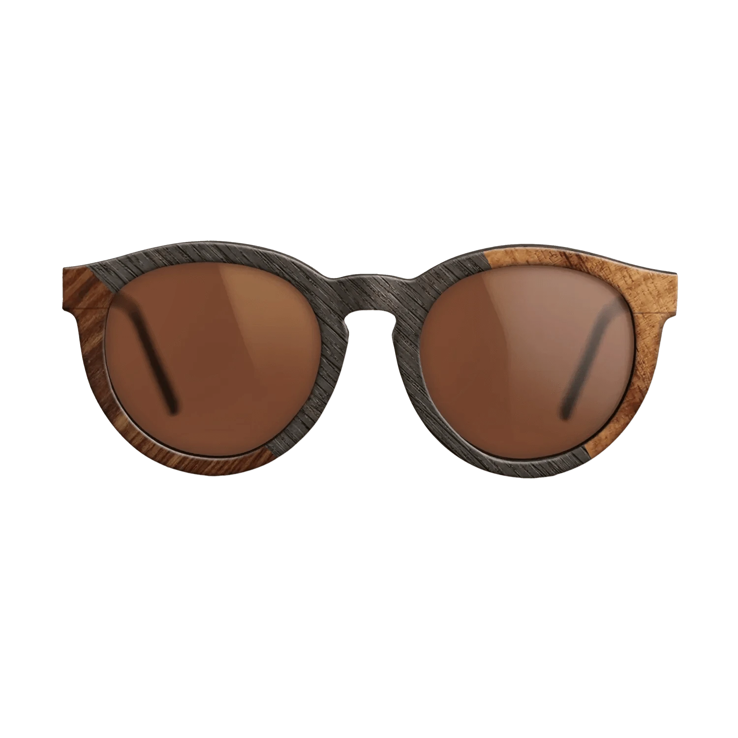 Kingwood,Fumed Oak,Koa: Angle Cut - The Rebel - Round - 679 - SIRIS wood optic