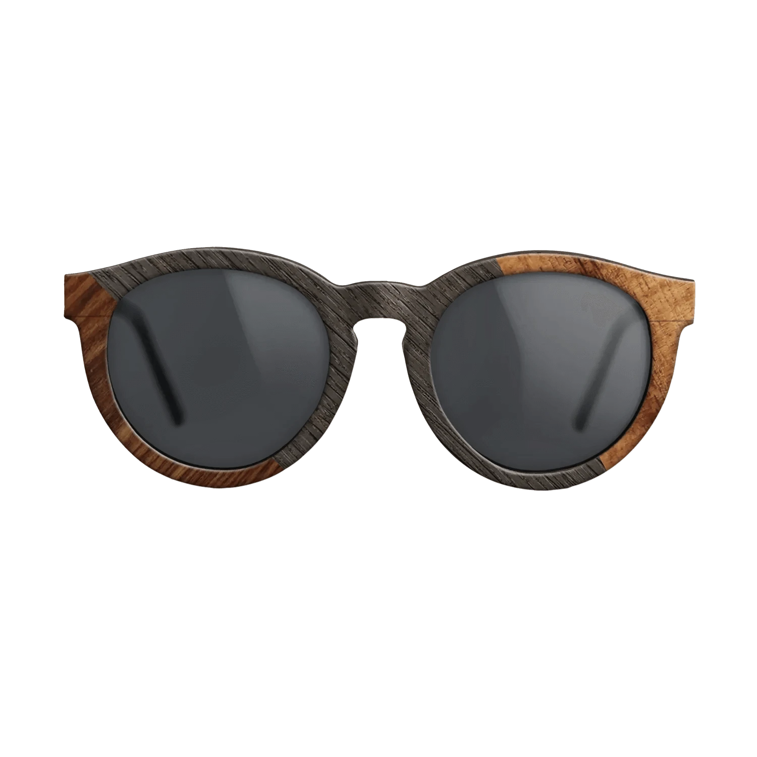 Kingwood,Fumed Oak,Koa: Angle Cut - The Rebel - Round - 679 - SIRIS wood optic