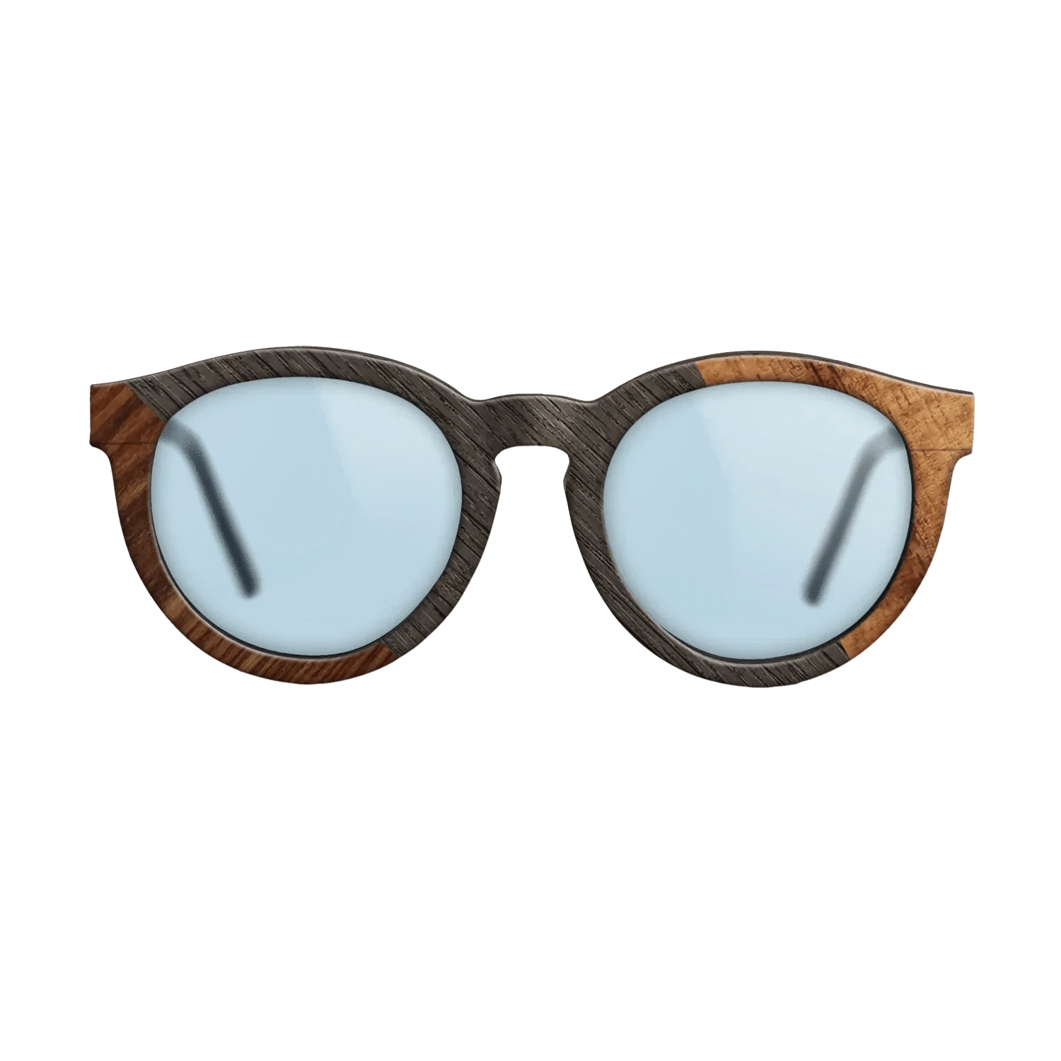 Kingwood,Fumed Oak,Koa: Angle Cut - The Rebel - Round - 679 - SIRIS wood optic