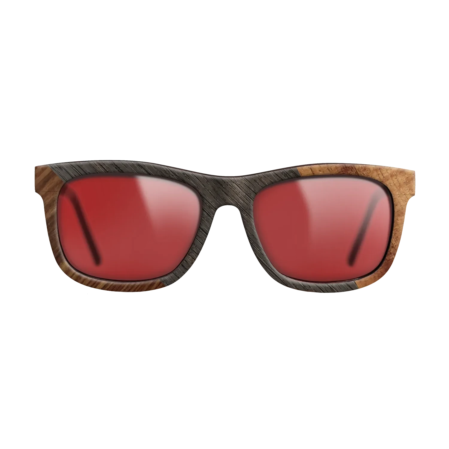 Kingwood,Fumed Oak,Koa: Angle Cut - The Hero - Square - 679 - SIRIS wood optic