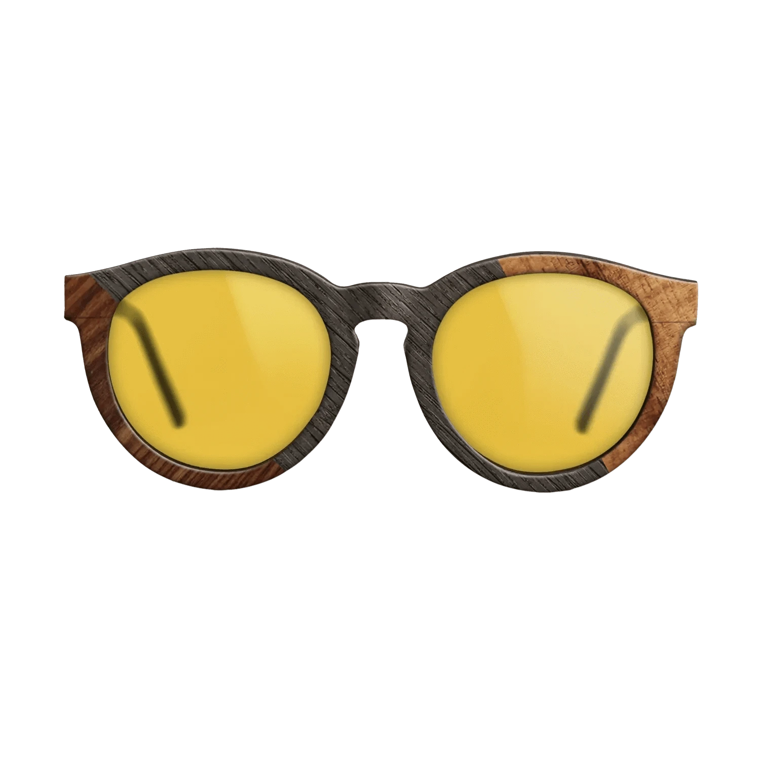 Kingwood,Fumed Oak,Koa: Angle Cut - The Rebel - Round - 679 - SIRIS wood optic