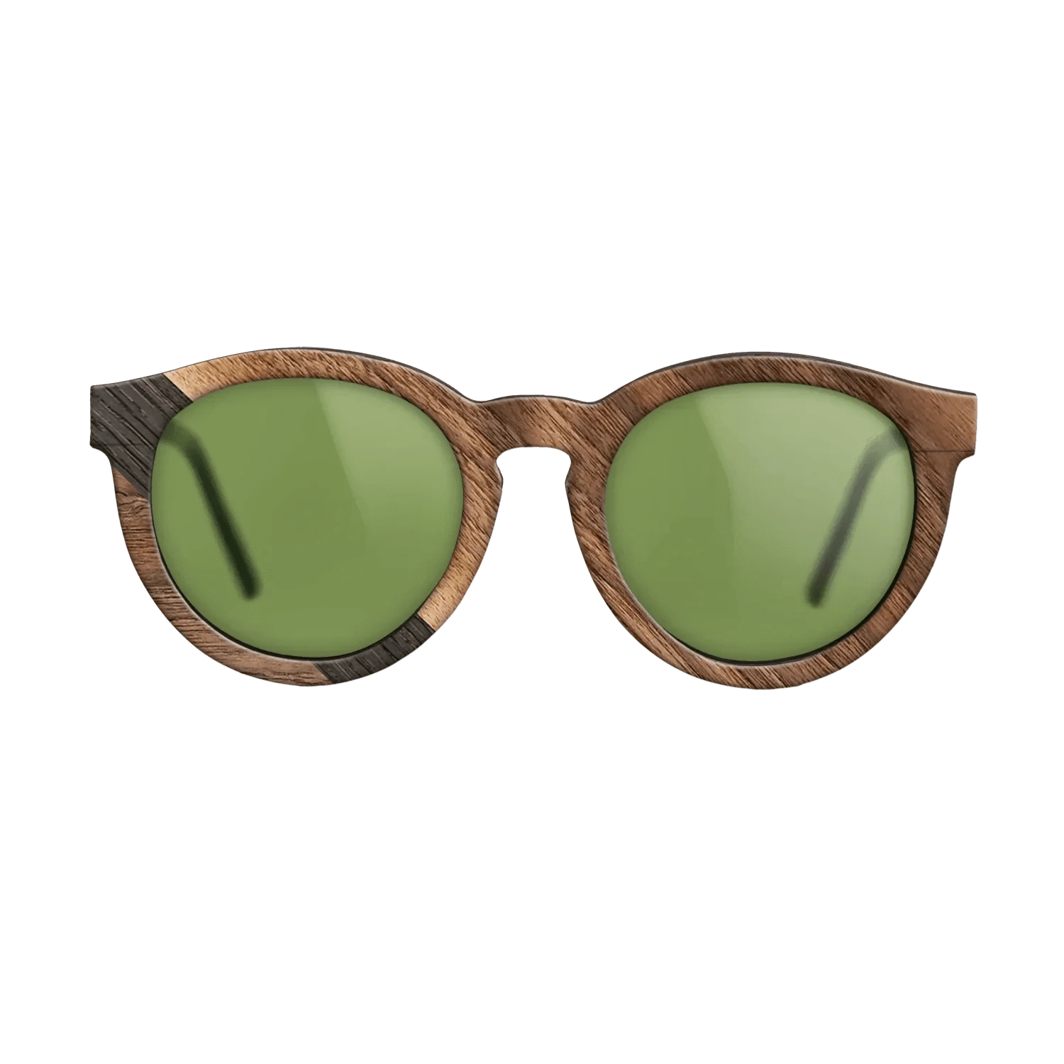 Walnut Claro Light,Fumed Oak: Angle Cut - The Rebel - Round - 2044 - SIRIS wood optic