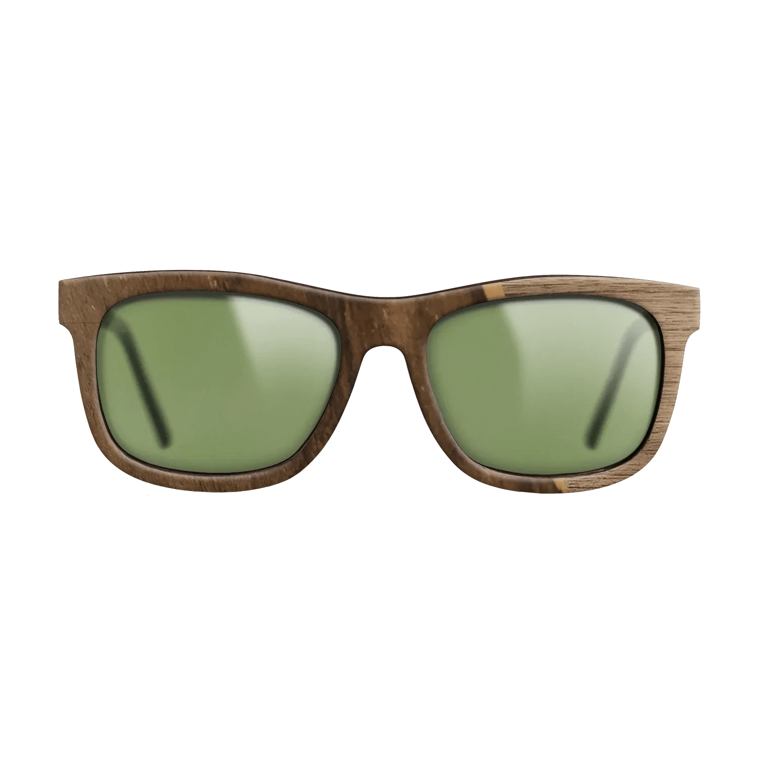 Walnut: Straight Grain,Ziricote Dark Quartered: Angle Cut - The Hero - Square - 1861 - SIRIS wood optic