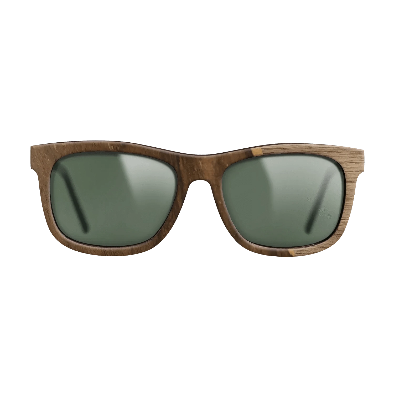 Walnut: Straight Grain,Ziricote Dark Quartered: Angle Cut - The Hero - Square - 1861 - SIRIS wood optic