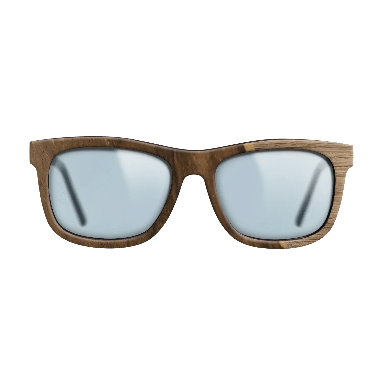 Walnut: Straight Grain,Ziricote Dark Quartered: Angle Cut - The Hero - Square - 1861 - SIRIS wood optic