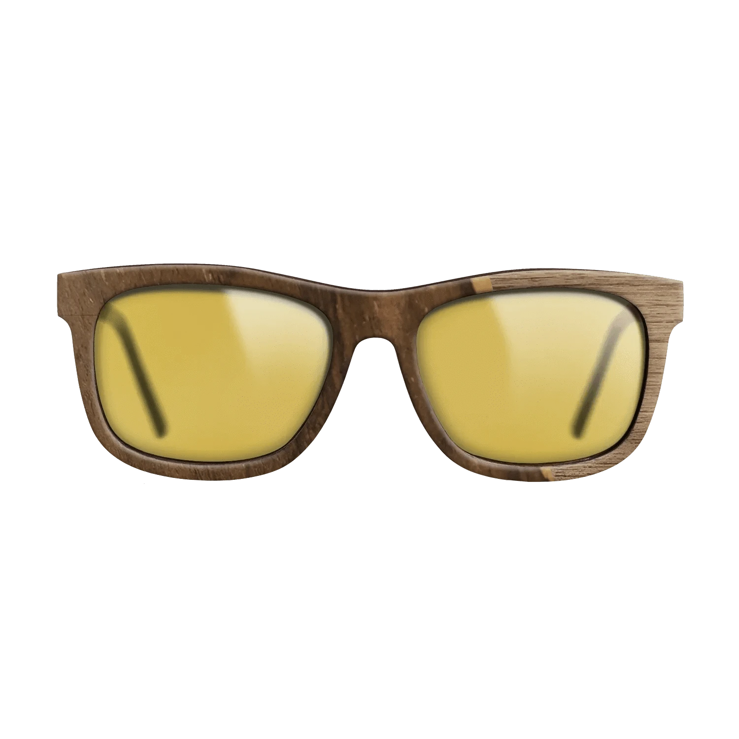 Walnut: Straight Grain,Ziricote Dark Quartered: Angle Cut - The Hero - Square - 1861 - SIRIS wood optic