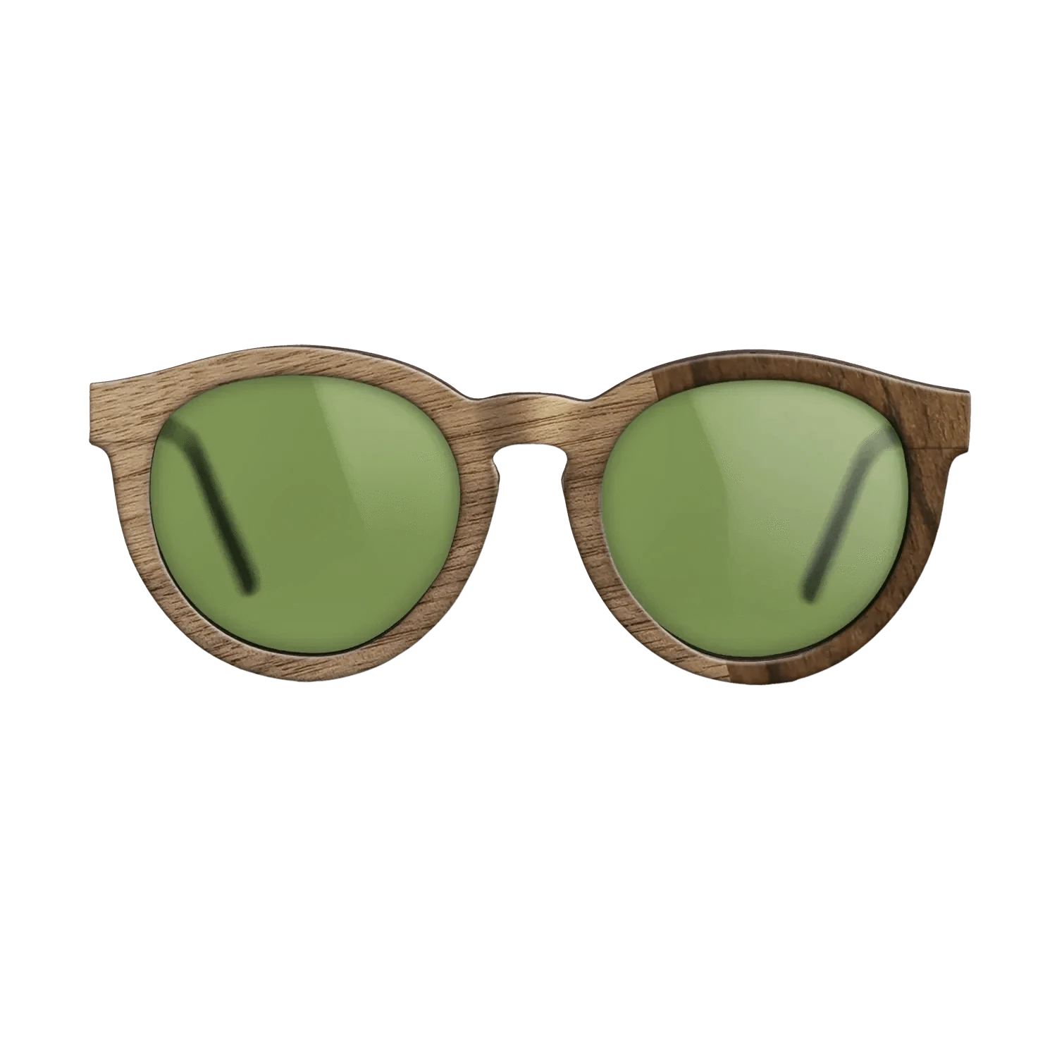 Ziricote Dark Quartered,Wenge,Walnut: Straight Grain: Angle Cut - The Rebel - Round - 1081 - SIRIS wood optic