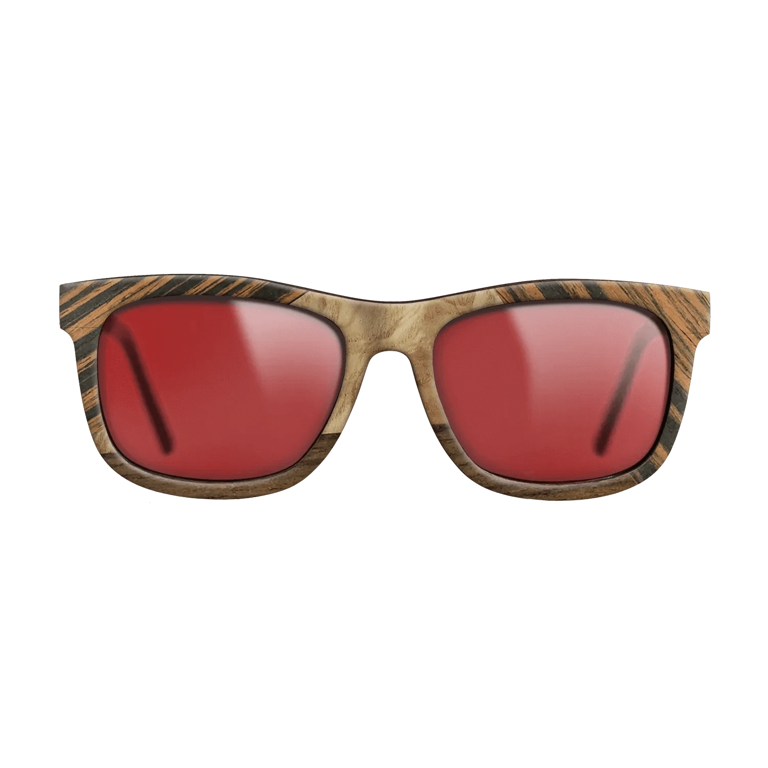 Ziricote Dark Quartered,Walnut: Straight Grain,Italian Ebony,Olive Burl: Bauhaus - The Hero - Square - 983 - SIRIS wood optic