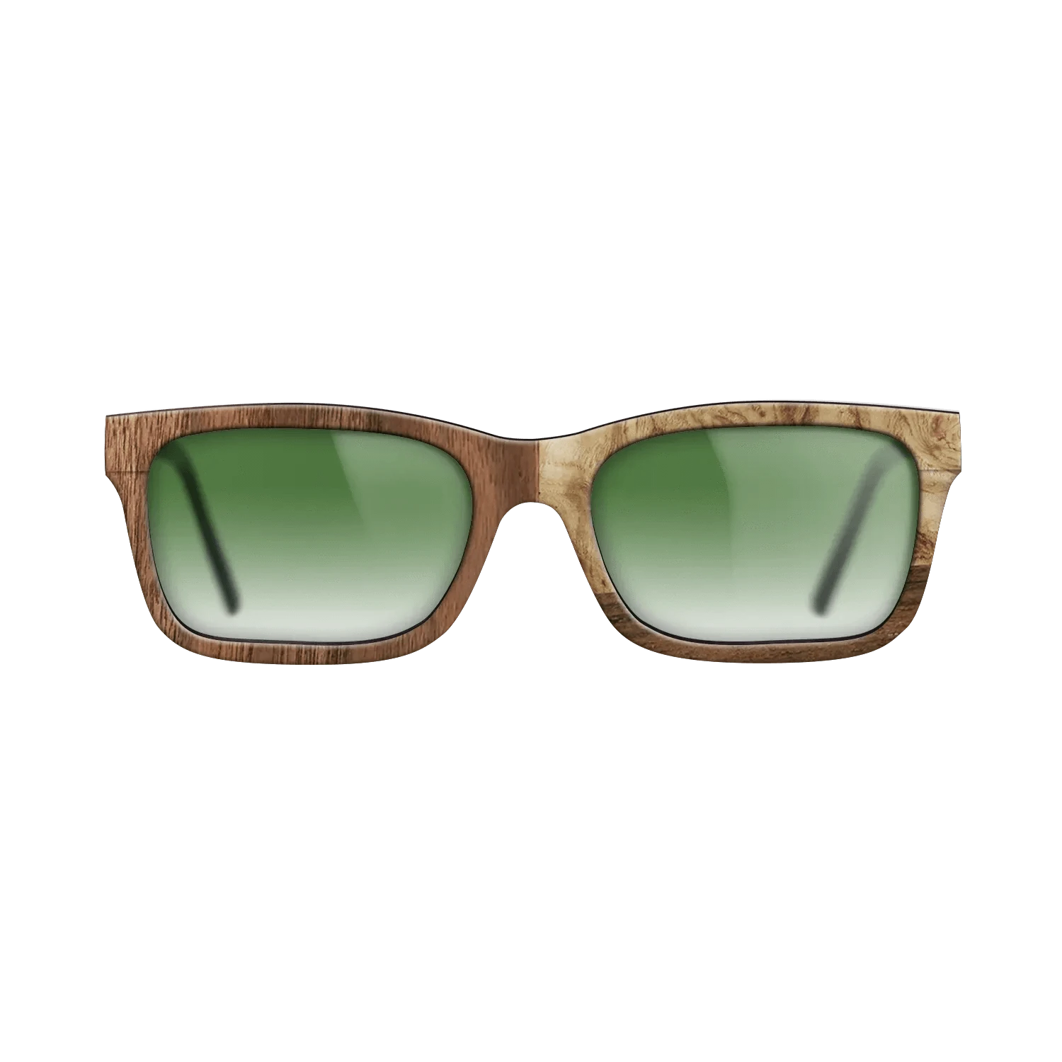 Walnut: Straight Grain,Walnut Claro Dark,Ziricote Dark Quartered,Olive Burl: Bauhaus - The Sage - Rectangle - 2000 - SIRIS wood optic