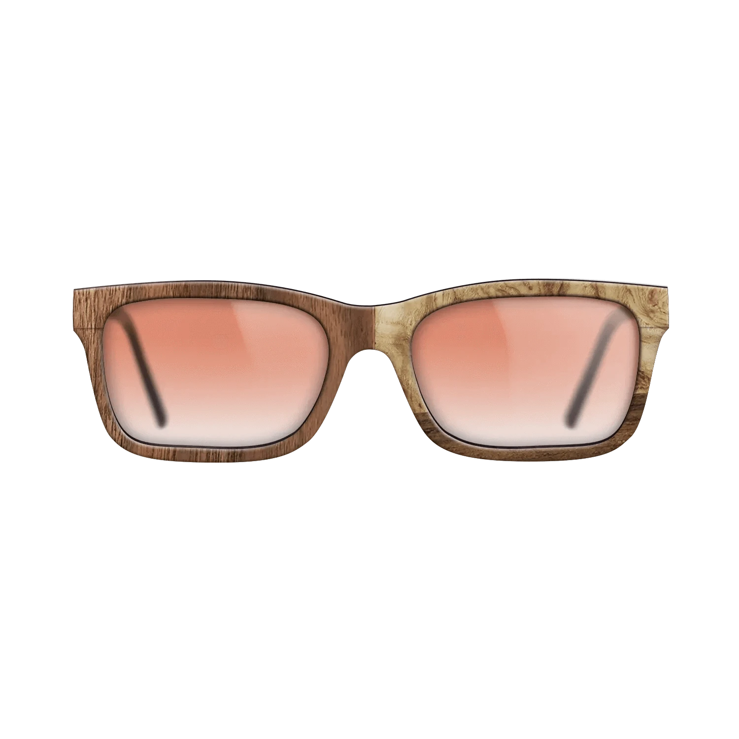 Walnut: Straight Grain,Walnut Claro Dark,Ziricote Dark Quartered,Olive Burl: Bauhaus - The Sage - Rectangle - 2000 - SIRIS wood optic