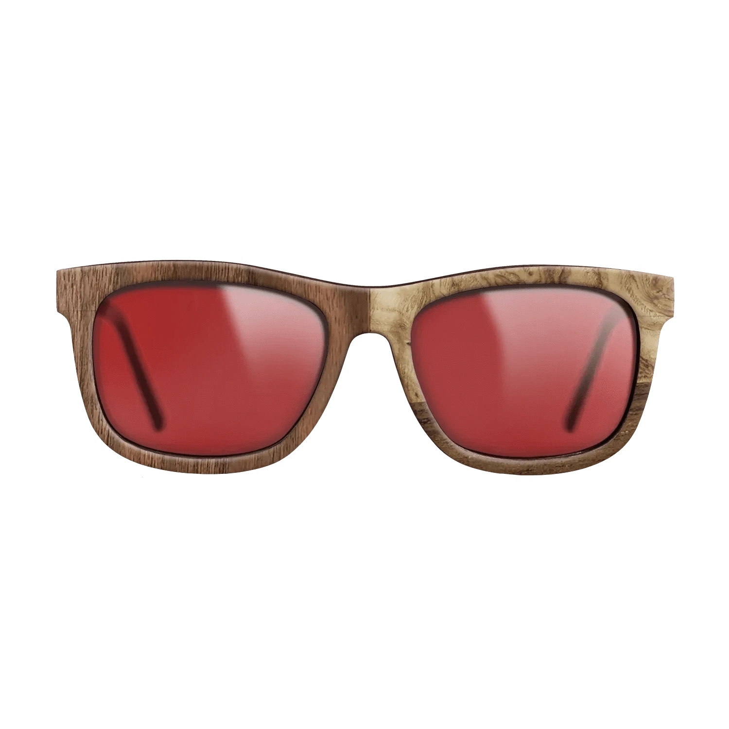 Walnut: Straight Grain,Walnut Claro Dark,Ziricote Dark Quartered,Olive Burl: Bauhaus - The Hero - Square - 2000 - SIRIS wood optic