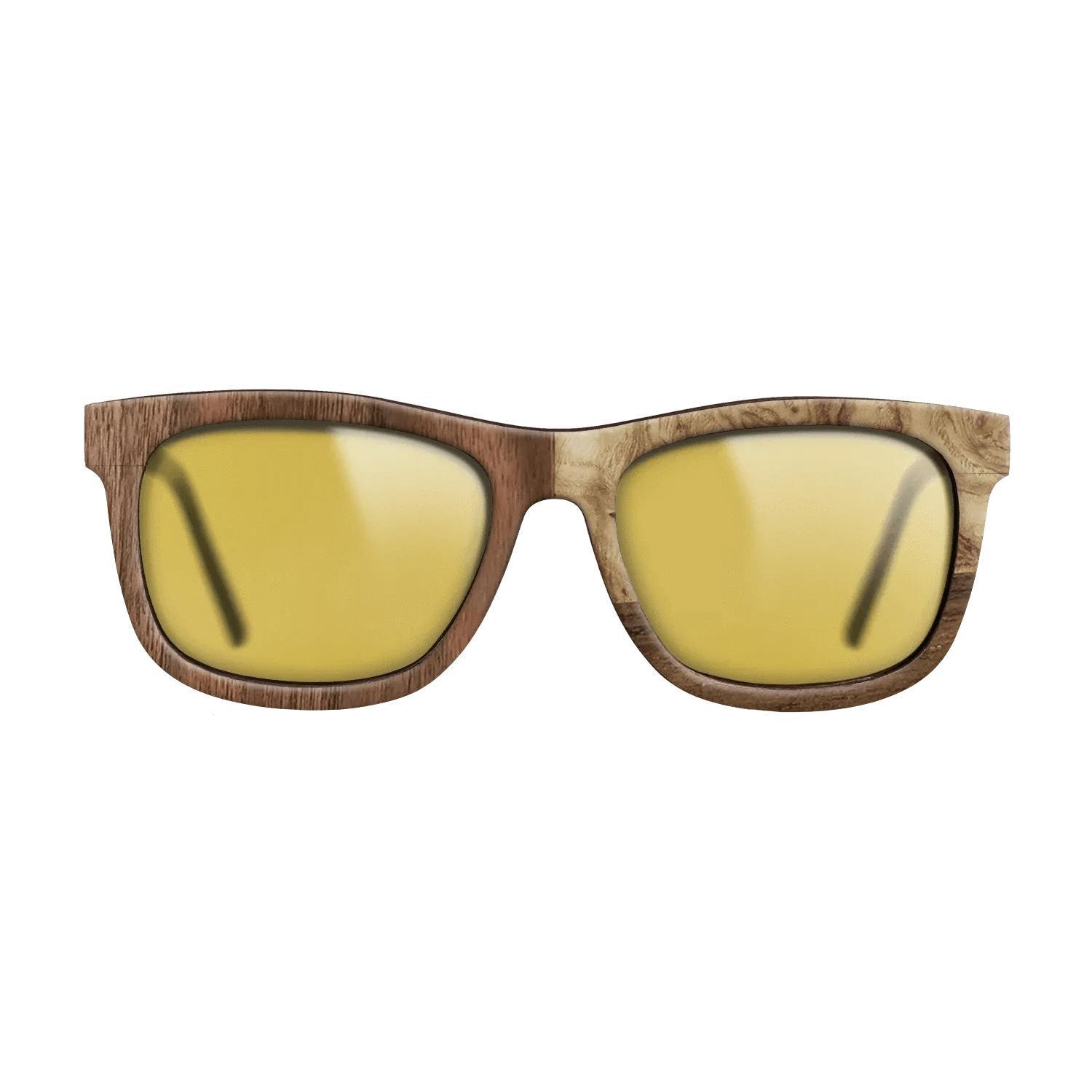 Walnut: Straight Grain,Walnut Claro Dark,Ziricote Dark Quartered,Olive Burl: Bauhaus - The Hero - Square - 2000 - SIRIS wood optic