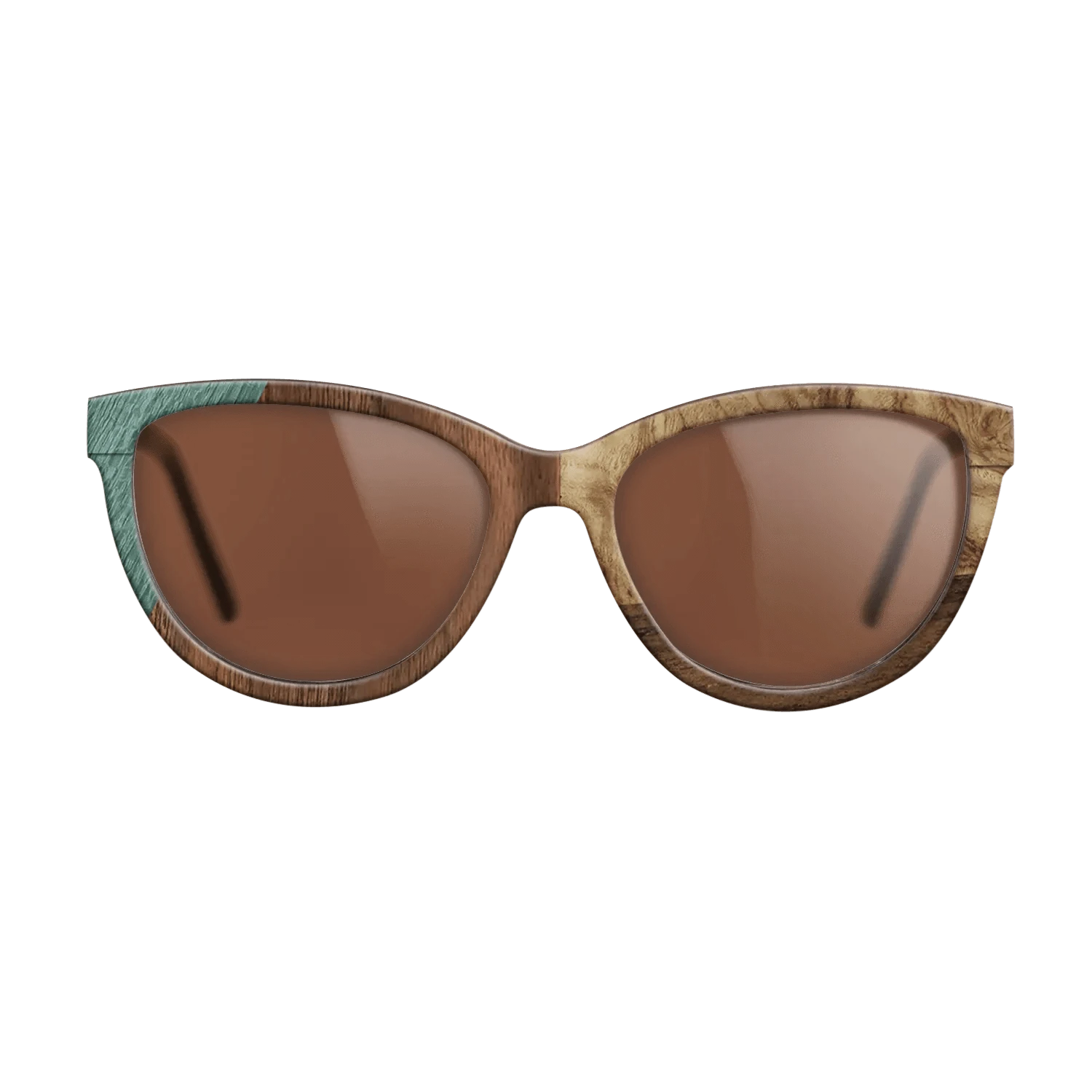 Walnut Claro Light,Poplar Dyed: Baby Blue,Walnut: Straight Grain,Olive Burl,Ziricote Dark Quartered: Bauhaus - The Maiden - Cat - 1141 - SIRIS wood optic