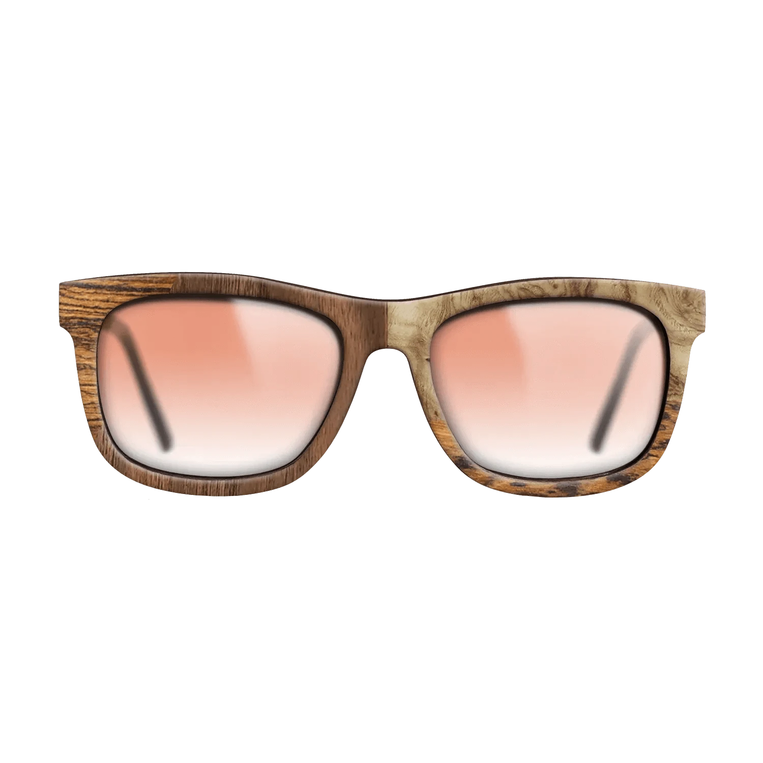 Walnut: Straight Grain,Bocote,Walnut Claro Light,Olive Burl: Bauhaus - The Hero - Square - 752 - SIRIS wood optic