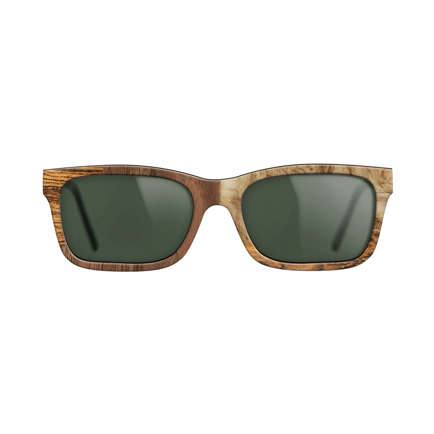Walnut: Straight Grain,Bocote,Walnut Claro Light,Olive Burl: Bauhaus - The Sage - Rectangle - 752 - SIRIS wood optic
