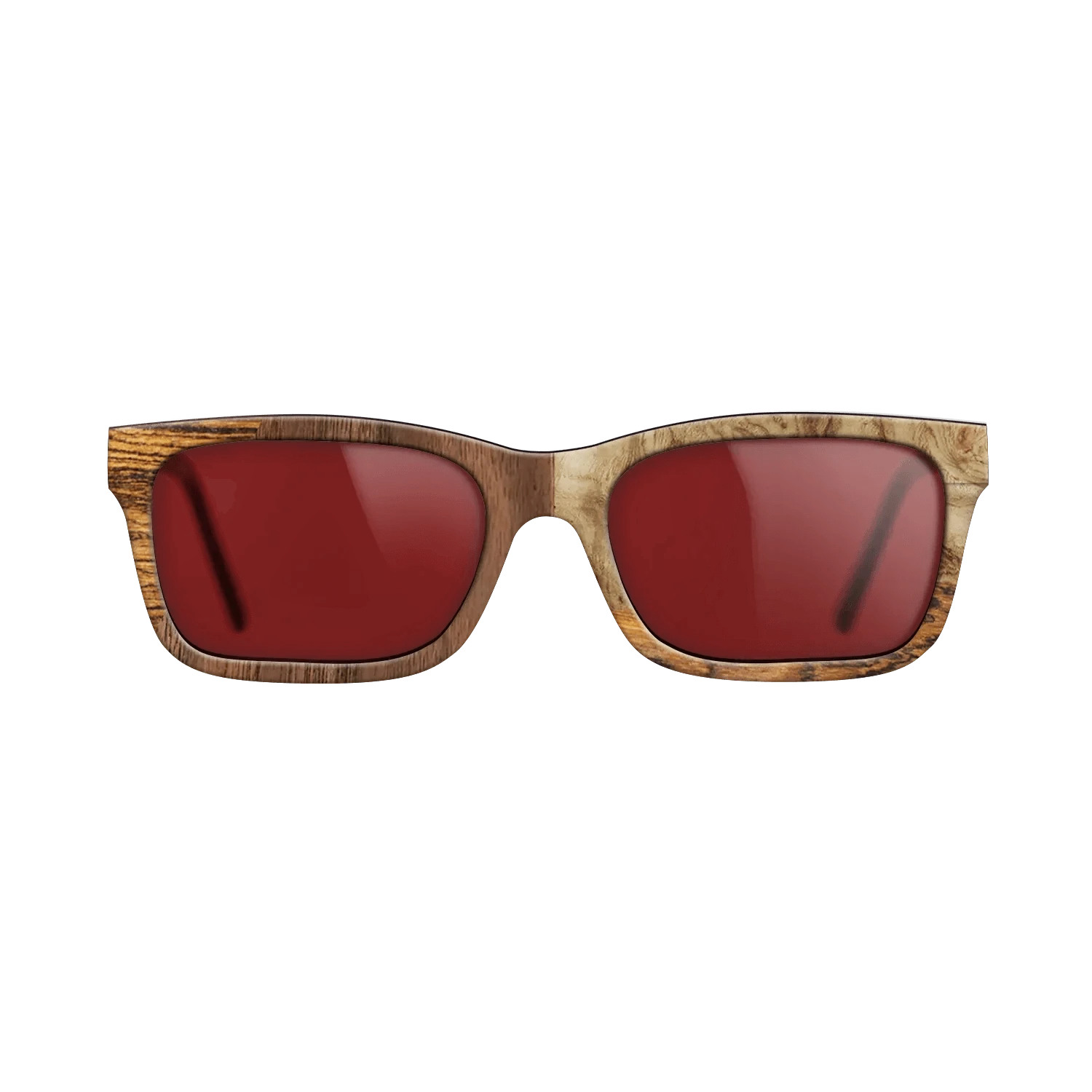 Walnut: Straight Grain,Bocote,Walnut Claro Light,Olive Burl: Bauhaus - The Sage - Rectangle - 752 - SIRIS wood optic