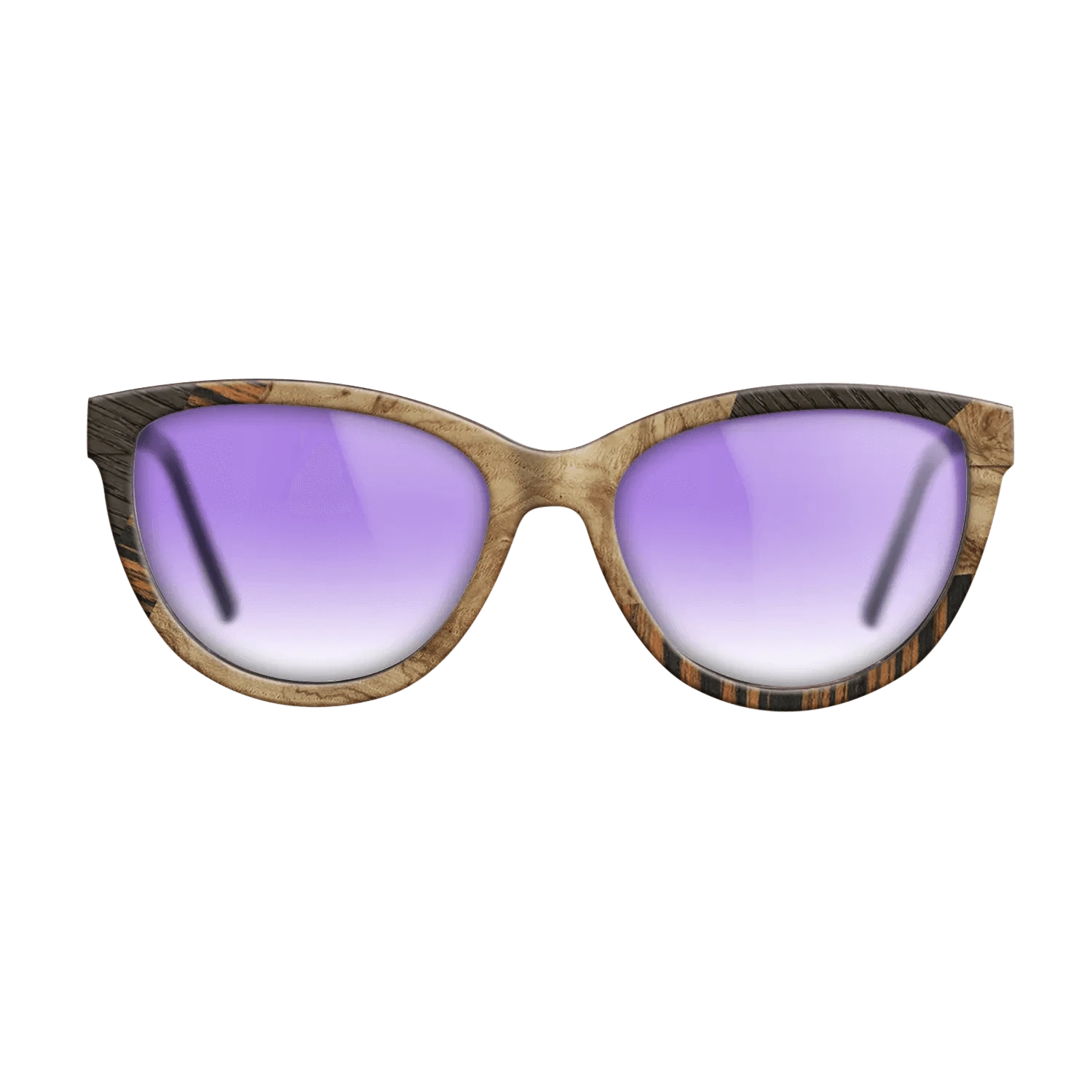 Walnut: Straight Grain,Italian Ebony,Fumed Oak,Olive Burl: Mosaic - The Maiden - Cat - 1387 - SIRIS wood optic