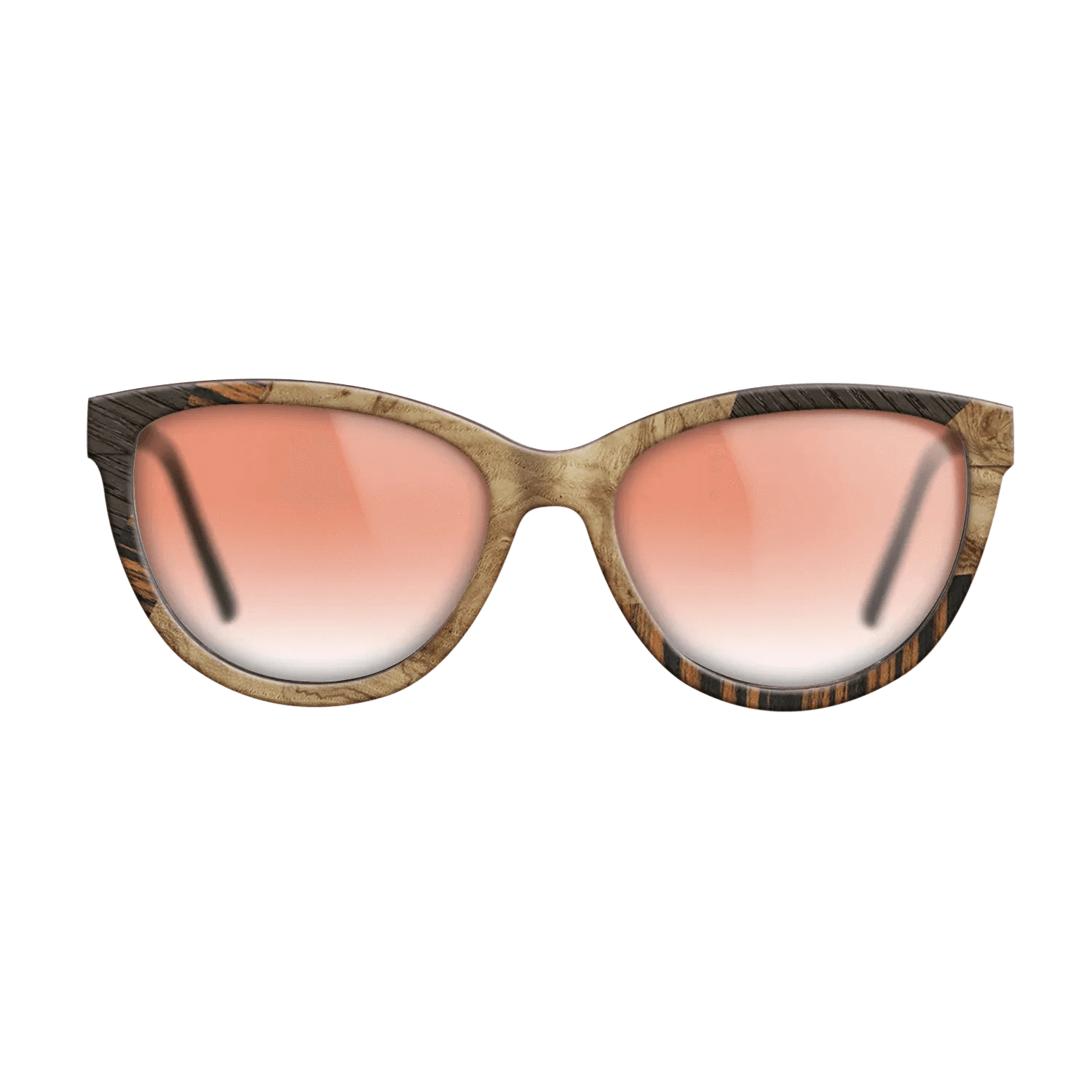 Walnut: Straight Grain,Italian Ebony,Fumed Oak,Olive Burl: Mosaic - The Maiden - Cat - 1387 - SIRIS wood optic
