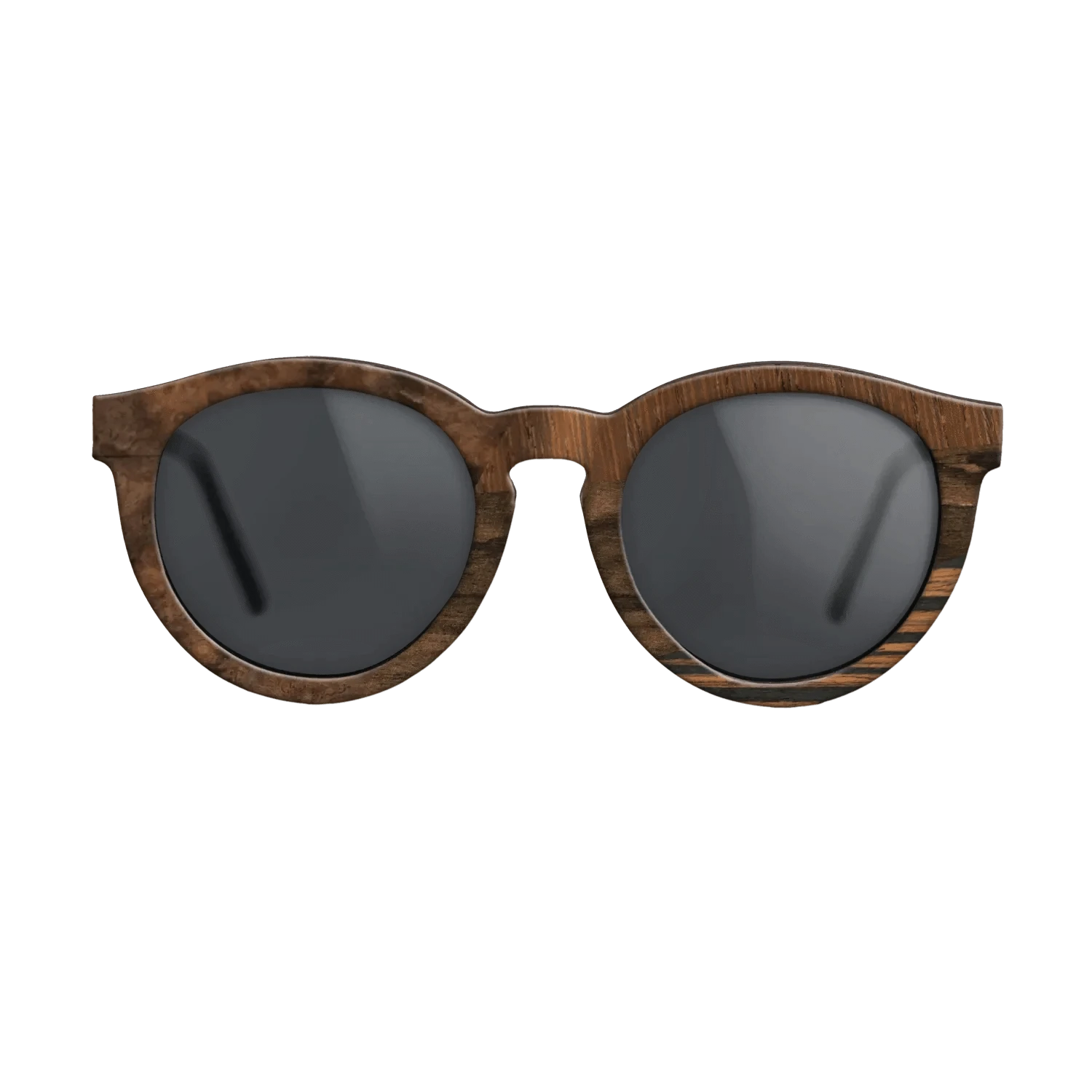 Santos Rosewood Dark,Poplar Dyed: Red,Wenge,Walnut Burl,Ziricote Dark Quartered: Bauhaus - The Rebel - Round - 1013 - SIRIS wood optic