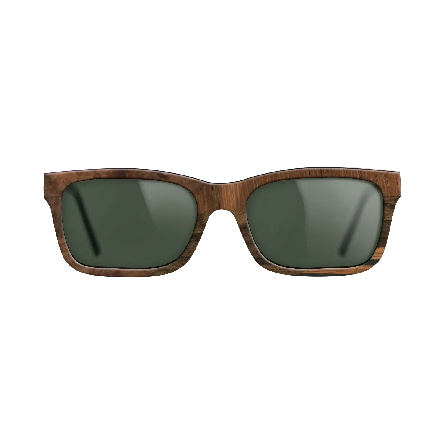 Santos Rosewood Dark,Poplar Dyed: Red,Wenge,Walnut Burl,Ziricote Dark Quartered: Bauhaus - The Sage - Rectangle - 1013 - SIRIS wood optic
