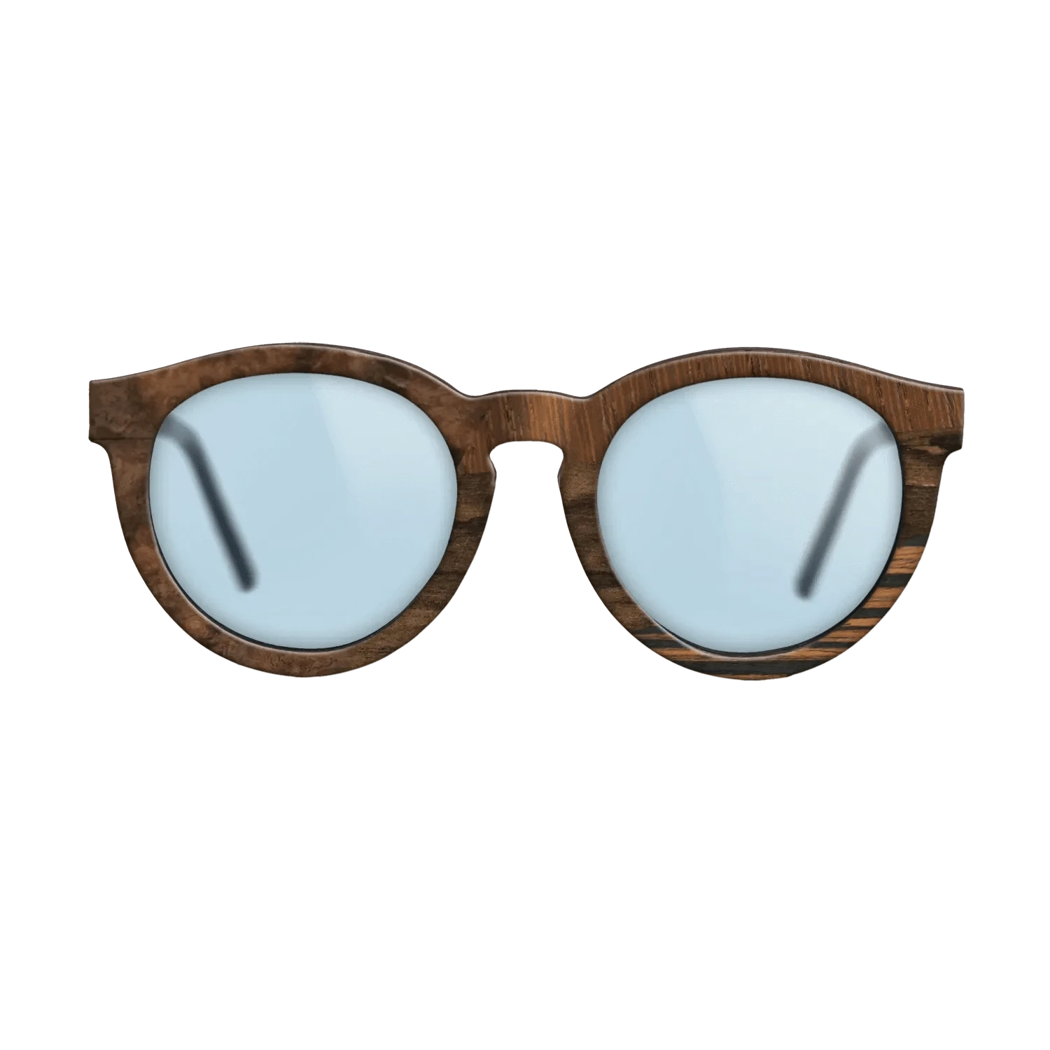Santos Rosewood Dark,Poplar Dyed: Red,Wenge,Walnut Burl,Ziricote Dark Quartered: Bauhaus - The Rebel - Round - 1013 - SIRIS wood optic