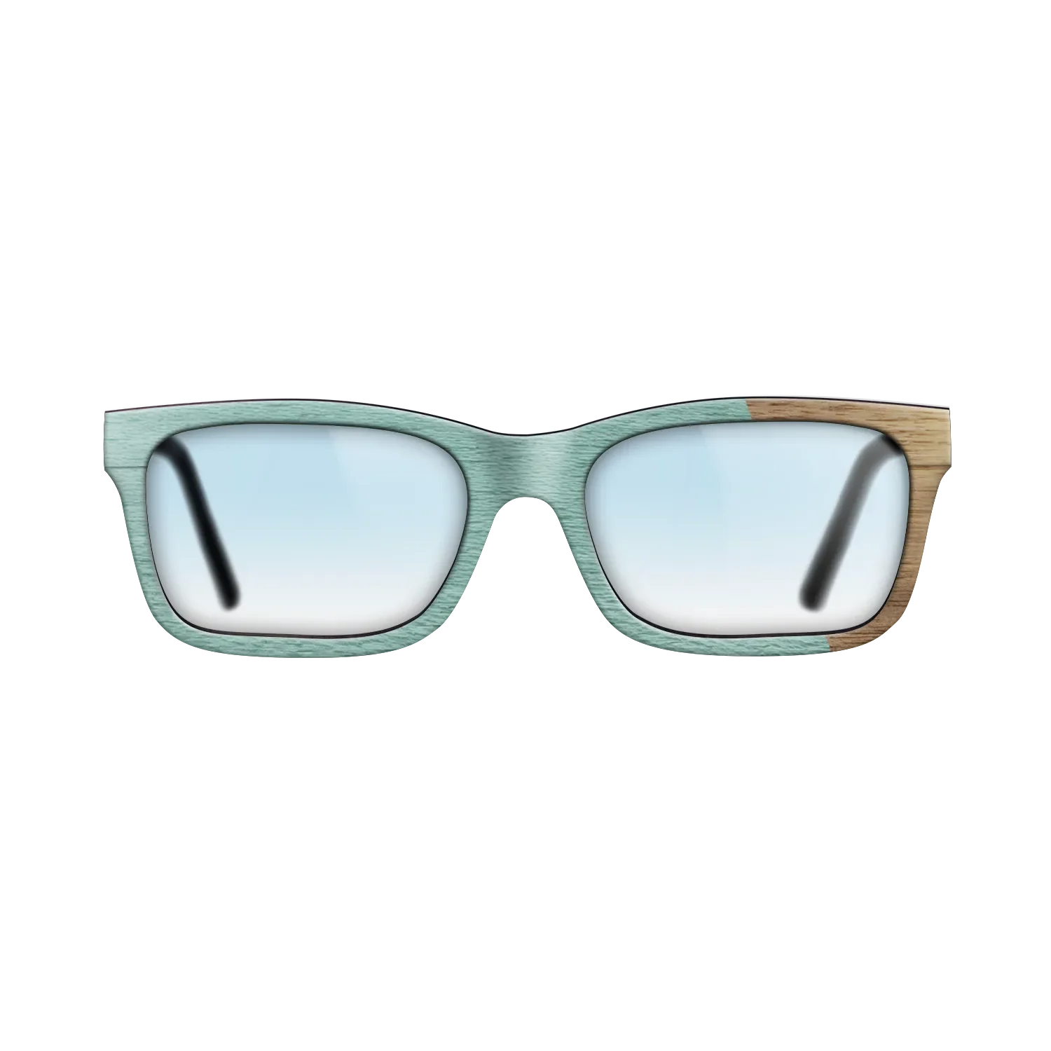 BabyBlue Poplar Angled Walnut - The Sage - Rectangle - 2105  - Chroma - SIRIS wood optic