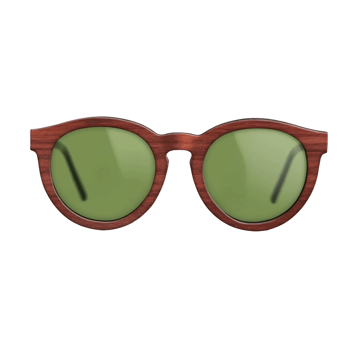 Bloodwood,Walnut: Straight Grain: Single Cut - The Rebel - Round - 1058 - SIRIS wood optic