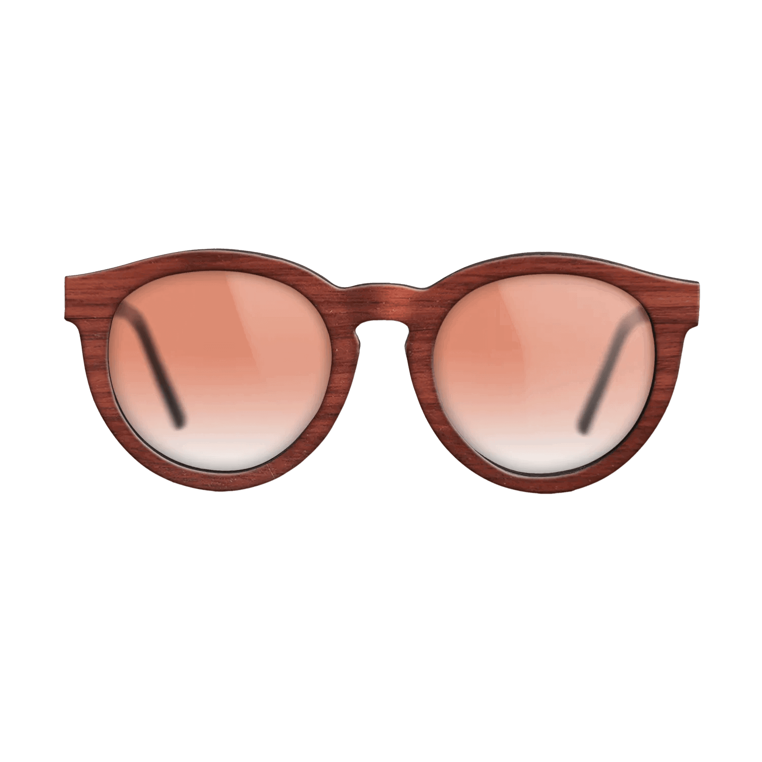 Bloodwood,Walnut: Straight Grain: Single Cut - The Rebel - Round - 1058 - SIRIS wood optic