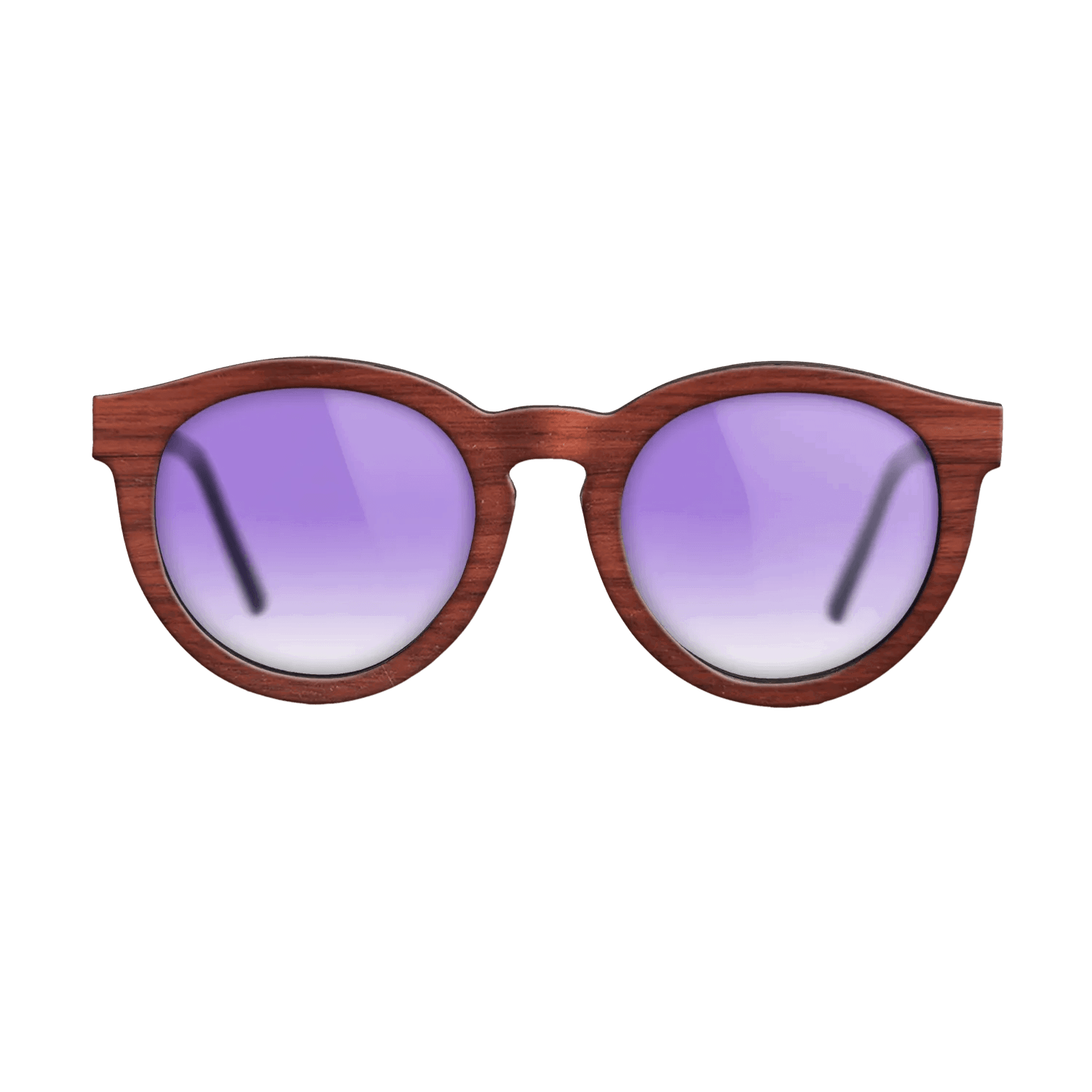 Bloodwood,Walnut: Straight Grain: Single Cut - The Rebel - Round - 1058 - SIRIS wood optic