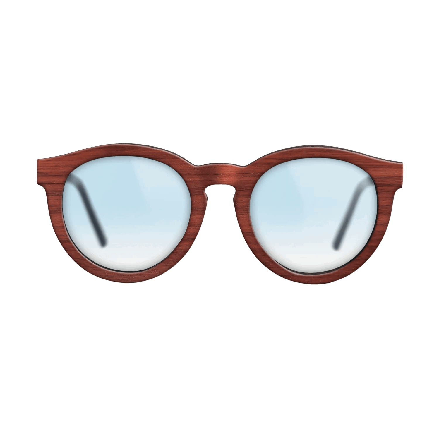 Bloodwood,Walnut: Straight Grain: Single Cut - The Rebel - Round - 1058 - SIRIS wood optic