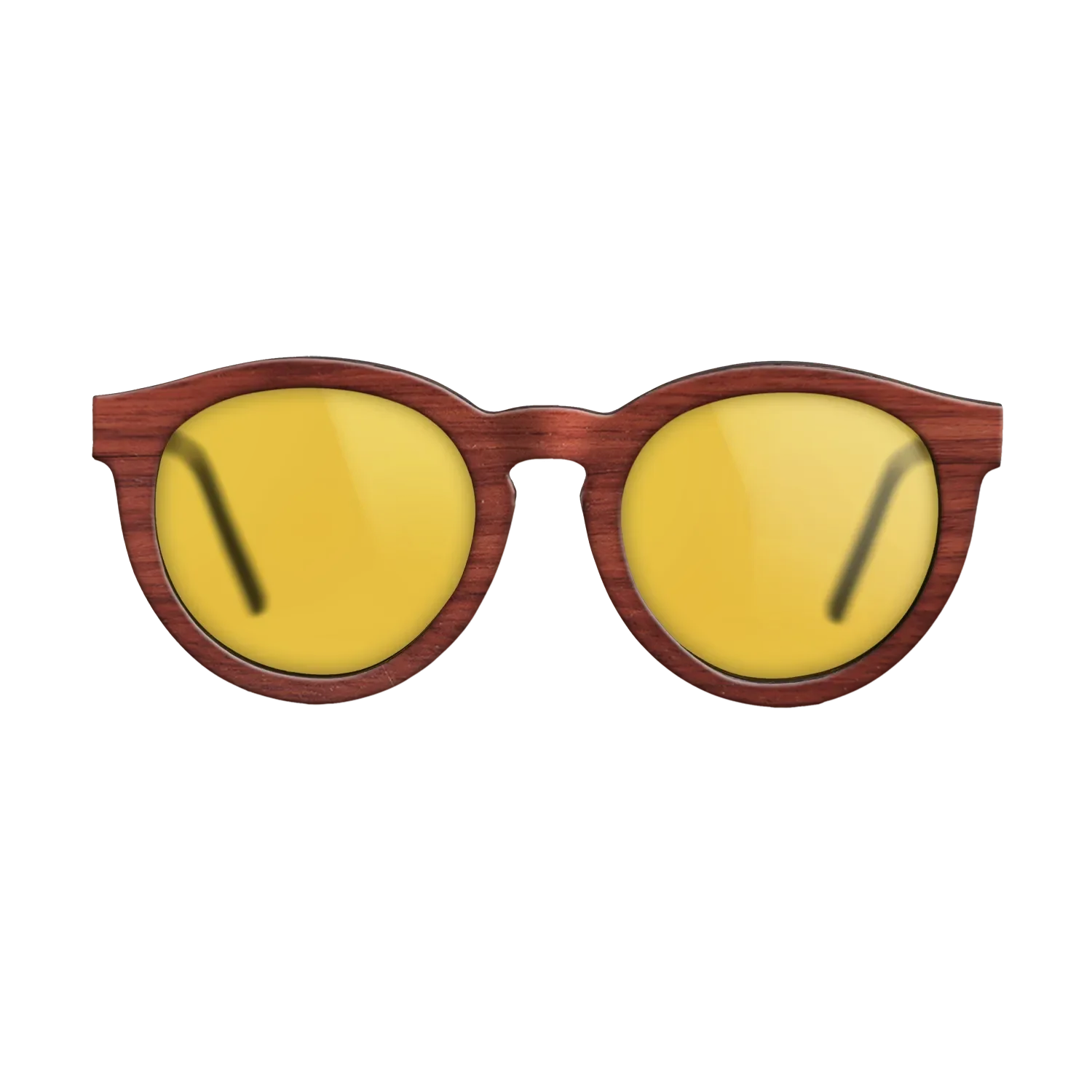 Bloodwood,Walnut: Straight Grain: Single Cut - The Rebel - Round - SIRIS wood optic
