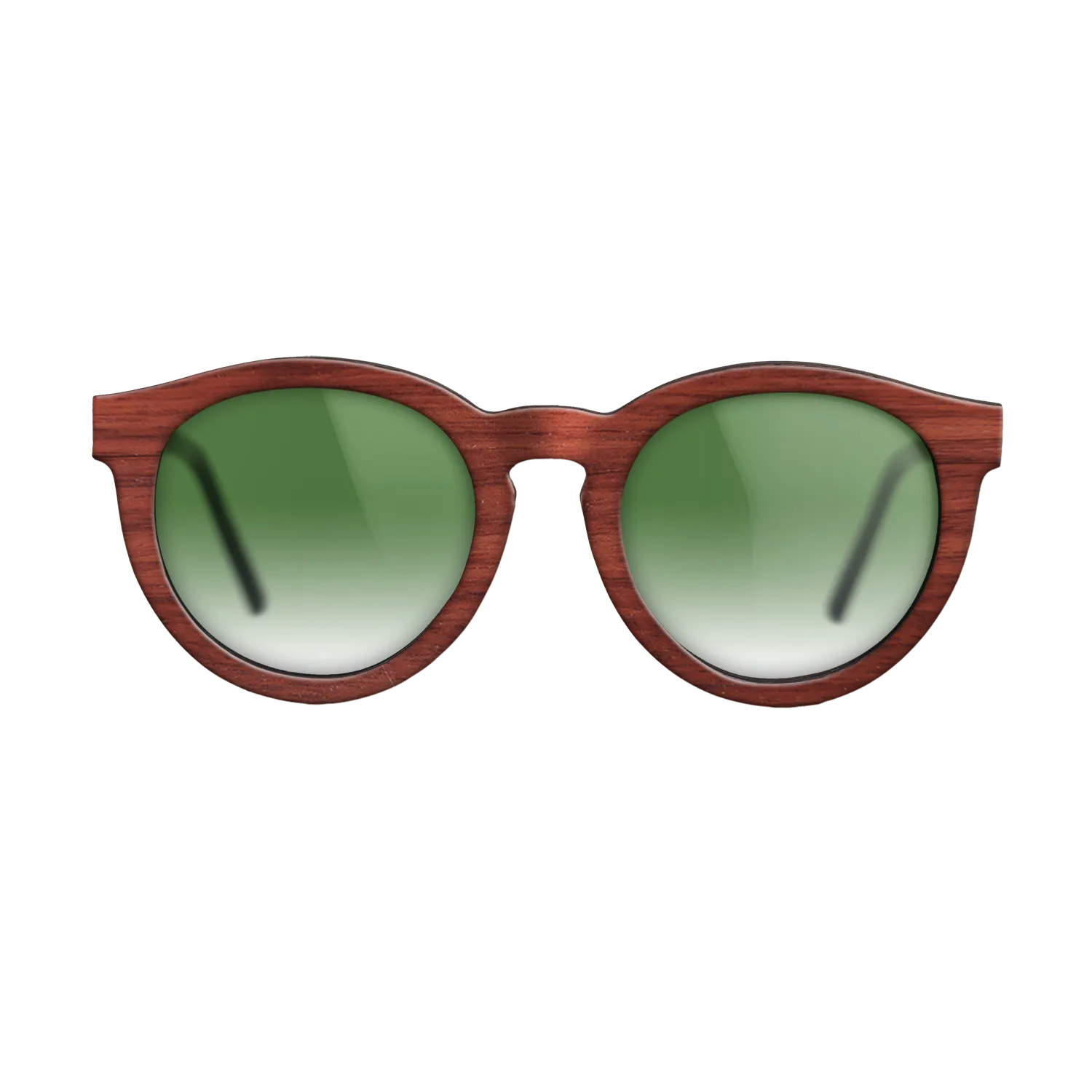 Bloodwood,Walnut: Straight Grain: Single Cut - The Rebel - Round - SIRIS wood optic