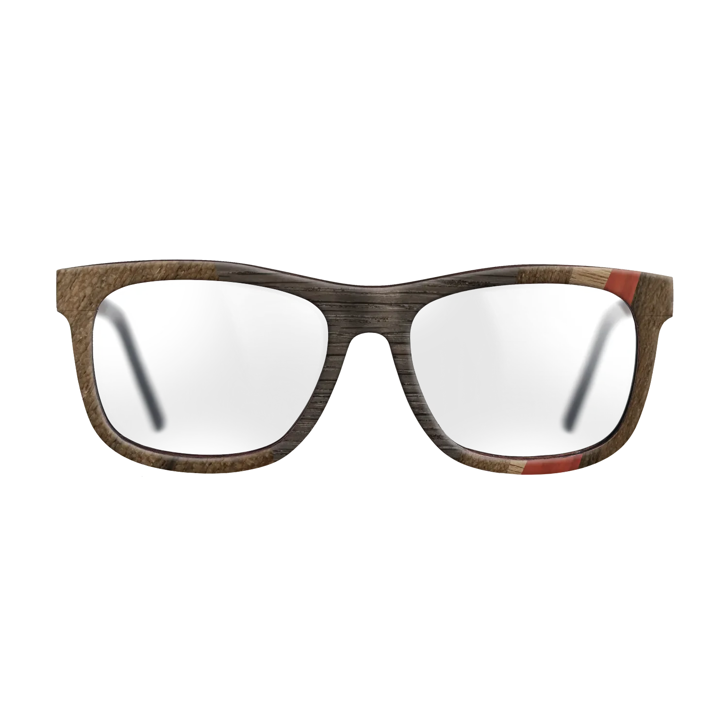 Bloodwood,Ziricote Dark Quartered,Wenge,Fumed Oak,Walnut: Straight Grain: Angle Cut - The Hero - Square - 1007 - SIRIS wood optic