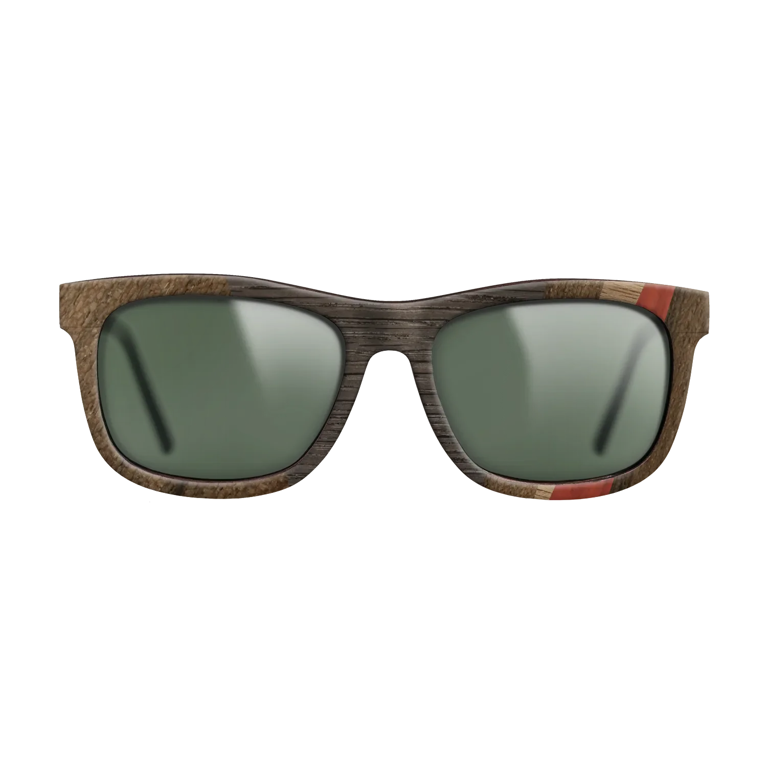 Bloodwood,Ziricote Dark Quartered,Wenge,Fumed Oak,Walnut: Straight Grain: Angle Cut - The Hero - Square - 1007 - SIRIS wood optic