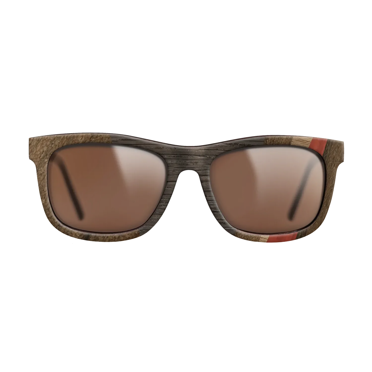 Bloodwood,Ziricote Dark Quartered,Wenge,Fumed Oak,Walnut: Straight Grain: Angle Cut - The Hero - Square - 1007 - SIRIS wood optic