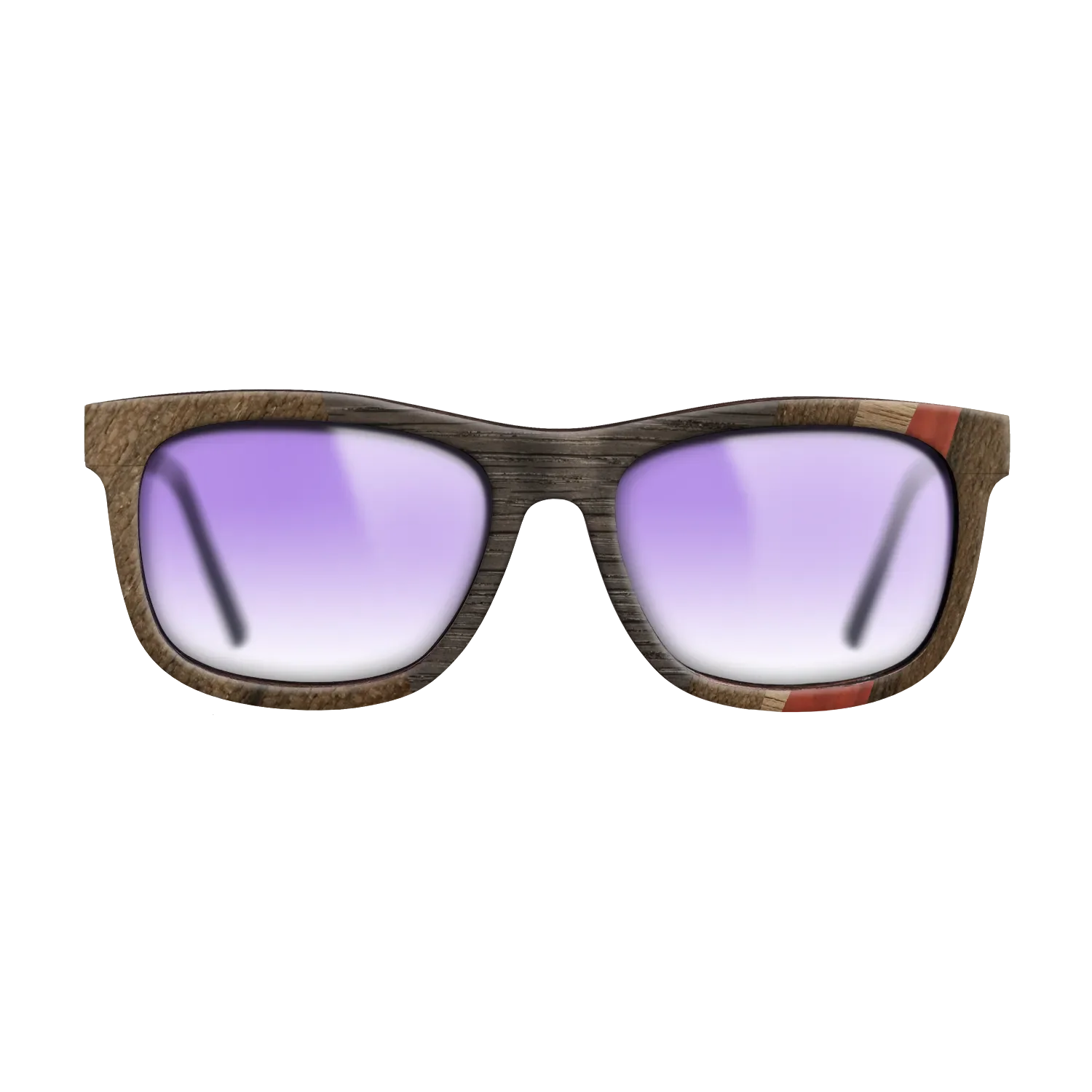 Bloodwood,Ziricote Dark Quartered,Wenge,Fumed Oak,Walnut: Straight Grain: Angle Cut - The Hero - Square - 1007 - SIRIS wood optic