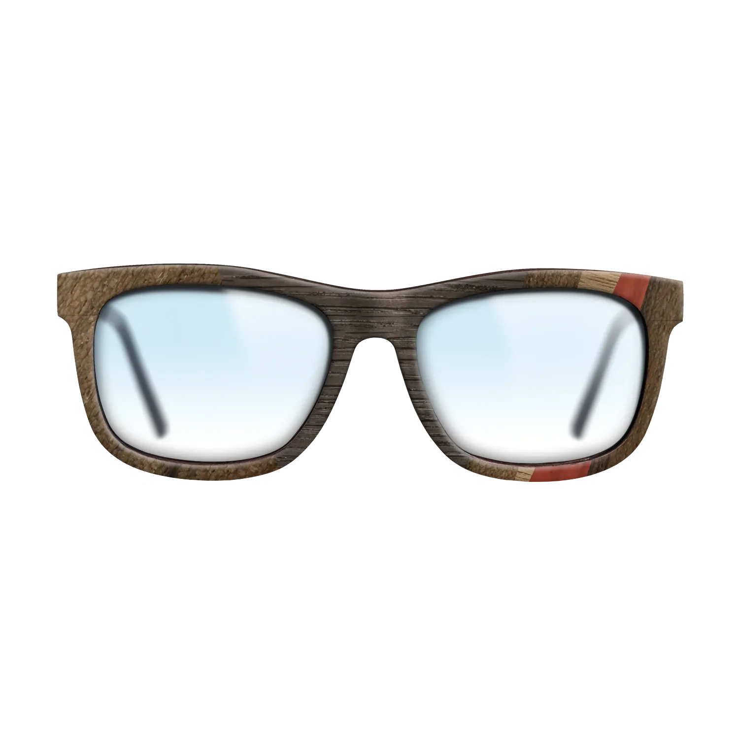 Bloodwood,Ziricote Dark Quartered,Wenge,Fumed Oak,Walnut: Straight Grain: Angle Cut - The Hero - Square - 1007 - SIRIS wood optic