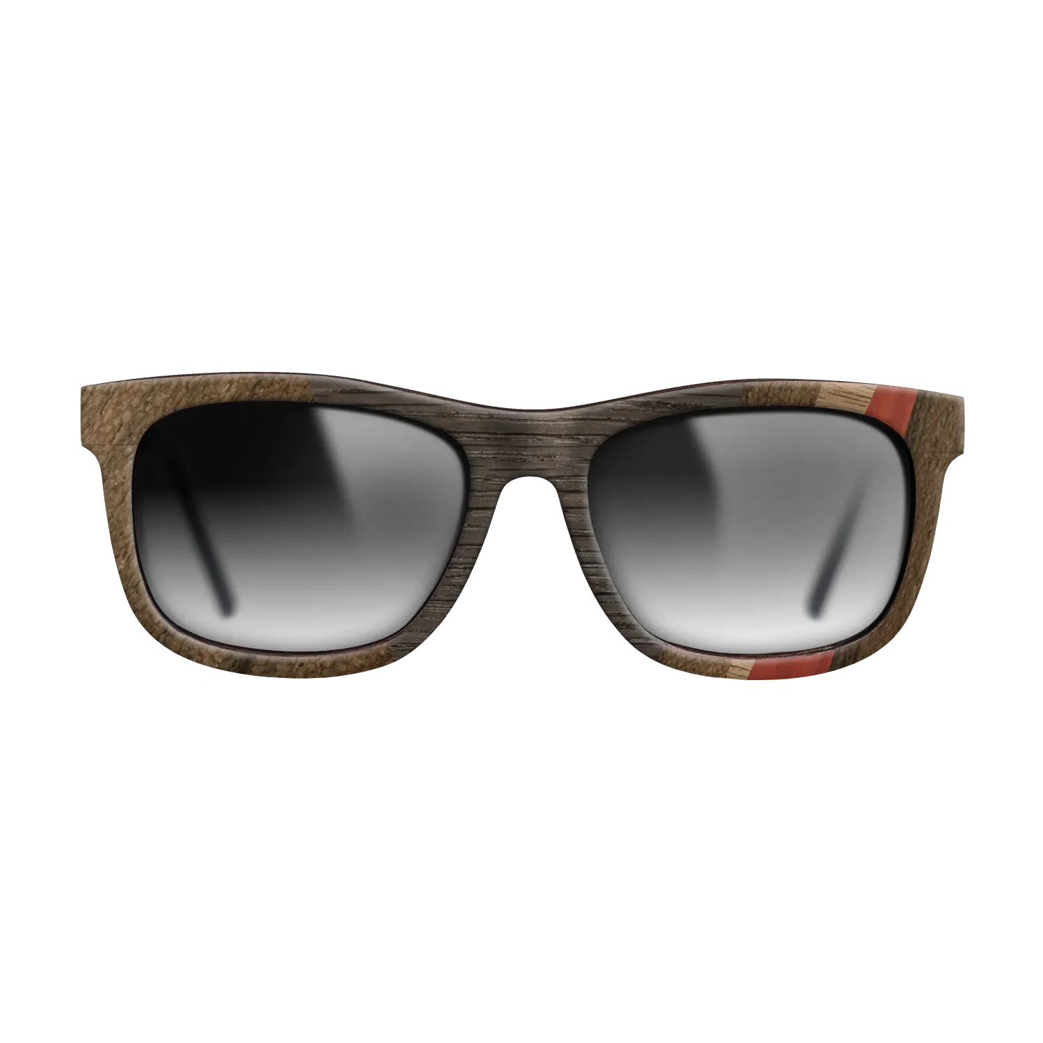 Bloodwood,Ziricote Dark Quartered,Wenge,Fumed Oak,Walnut: Straight Grain: Angle Cut - The Hero - Square - 1007 - SIRIS wood optic