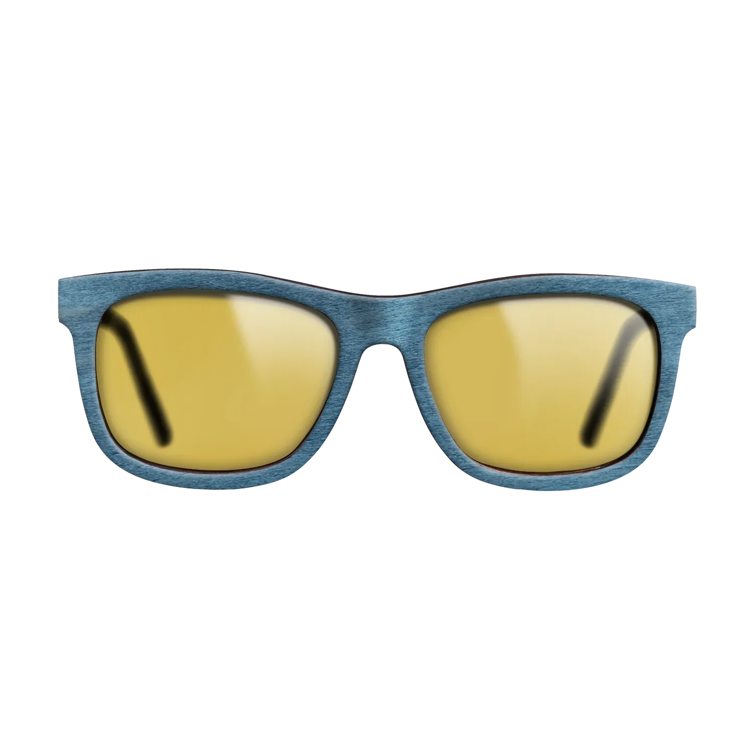 Blue Poplar BlackWalnut Temples - The Hero - Square - 2180  - Chroma - SIRIS wood optic