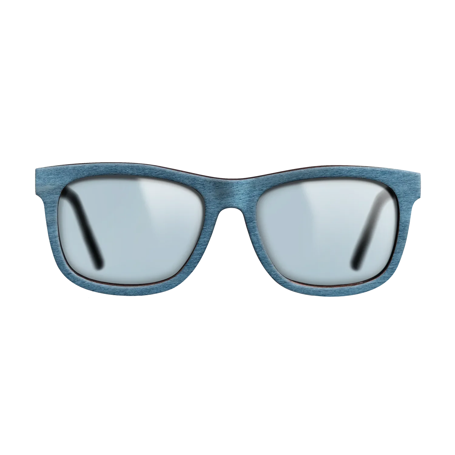 Blue Poplar BlackWalnut Temples - The Hero - Square - 2180  - Chroma - SIRIS wood optic