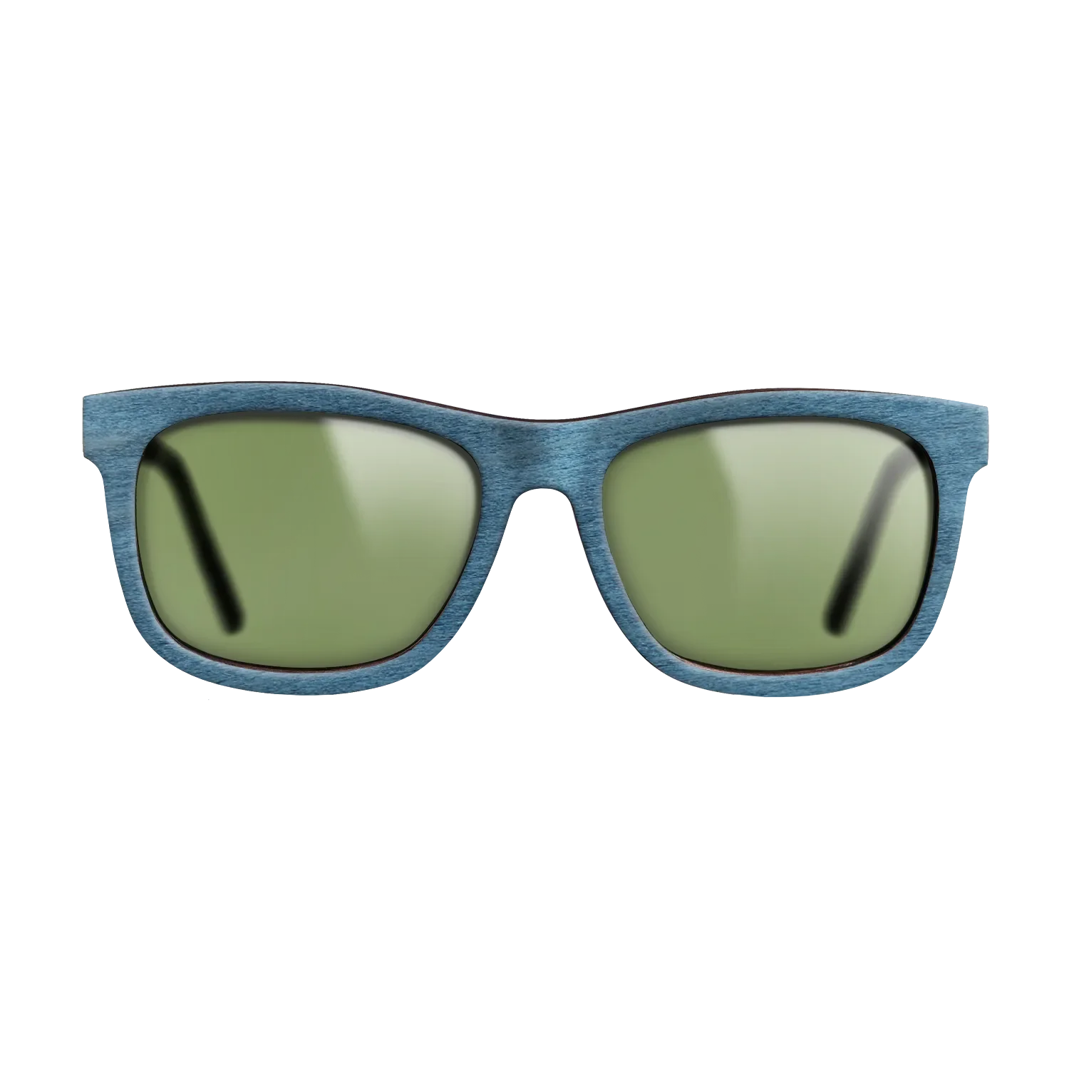 Blue Poplar BlackWalnut Temples - The Hero - Square - 2180  - Chroma - SIRIS wood optic